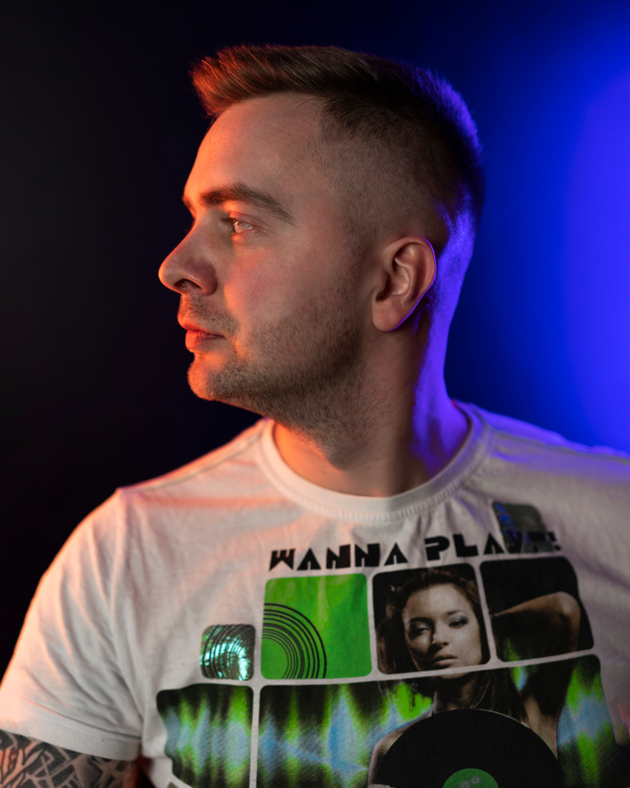 Мужской портрет. Portrait photographer Wrocław Vitali Pabiadzinski