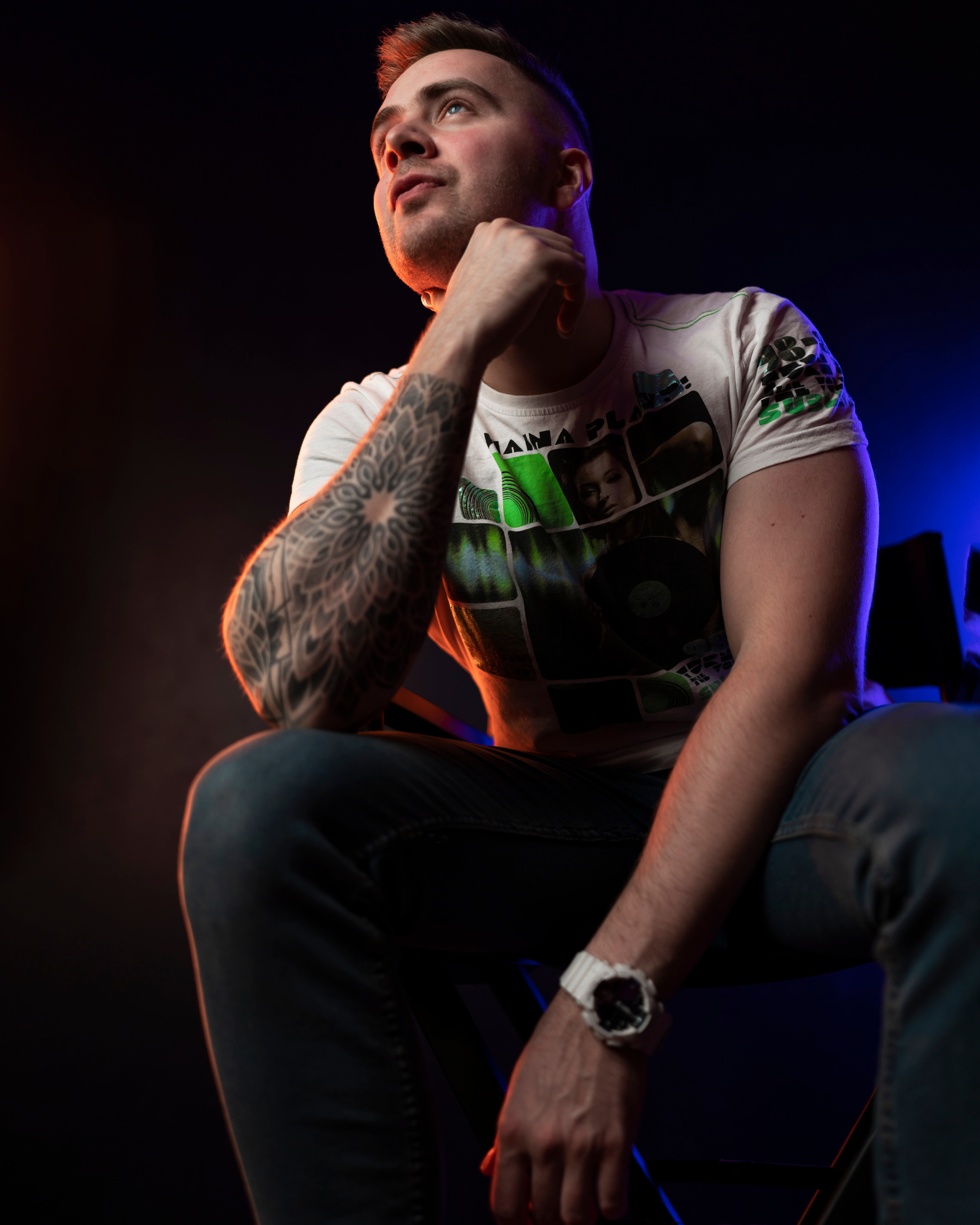 Мужской портрет. Portrait photographer Wrocław Vitali Pabiadzinski