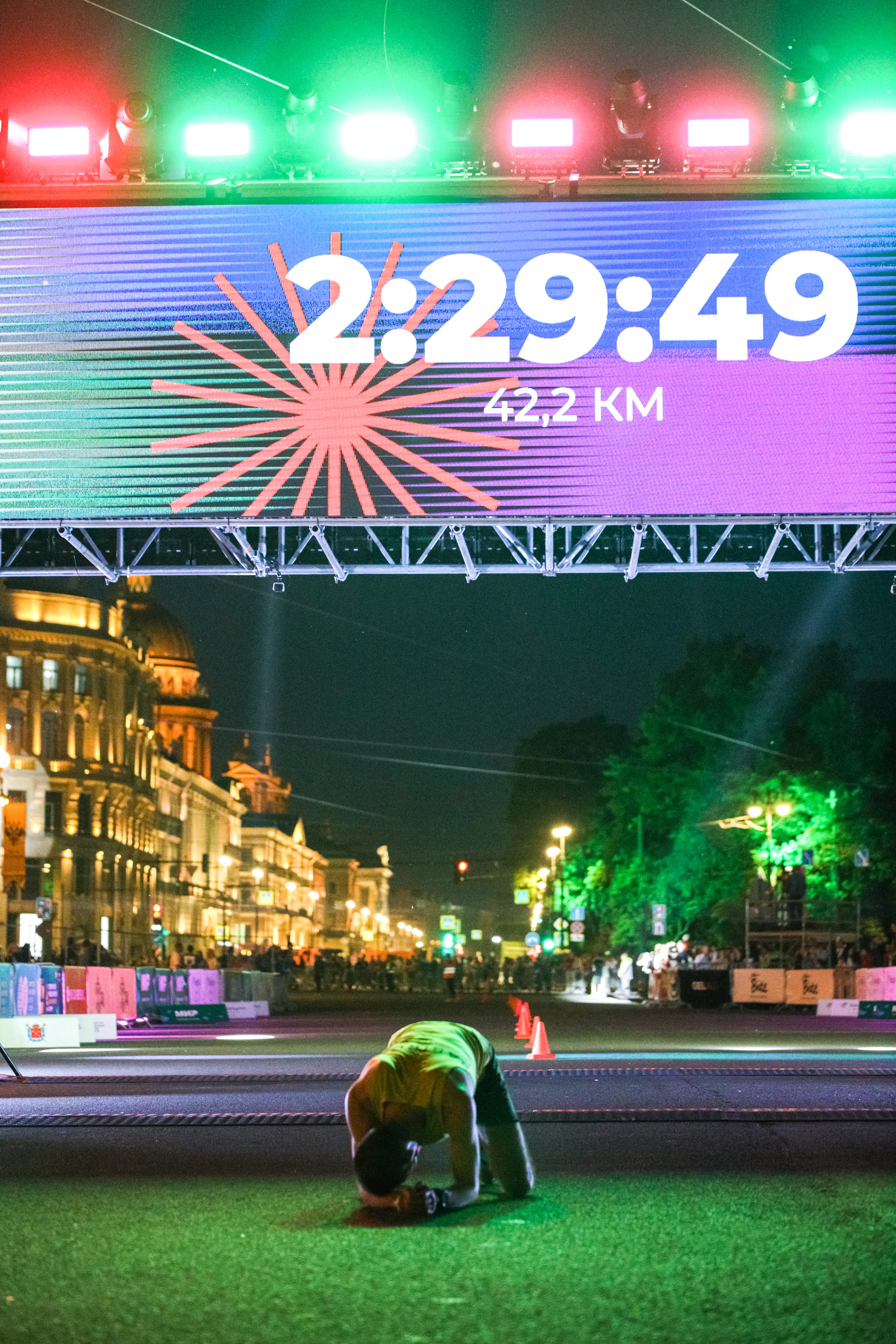 Фотоотчет Марафона «Белые Ночи» – спортивная съемка и репортаж. Репортажный фотограф Москва Сергей Мирошников