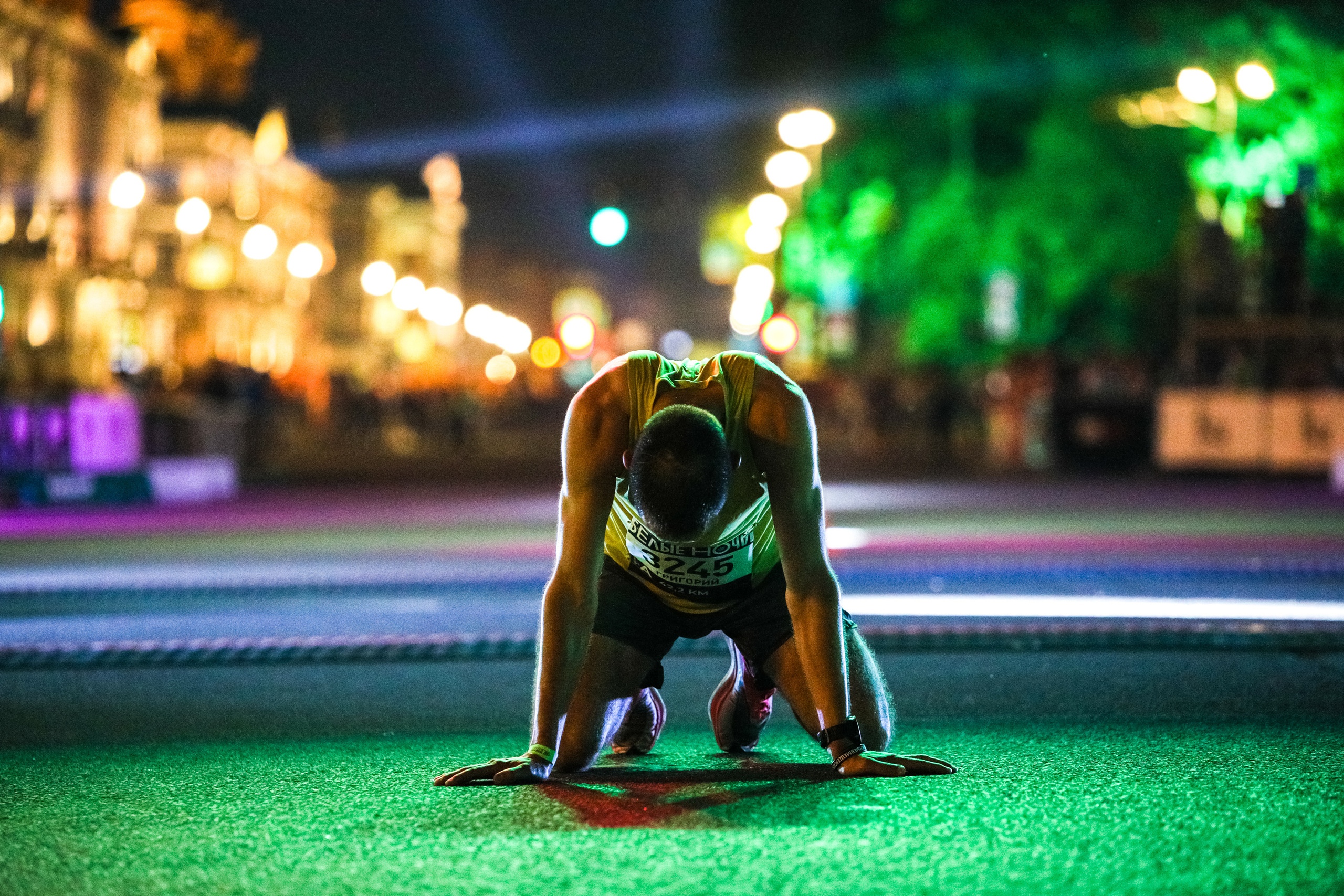 Фотоотчет Марафона «Белые Ночи» – спортивная съемка и репортаж. Репортажный фотограф Москва Сергей Мирошников