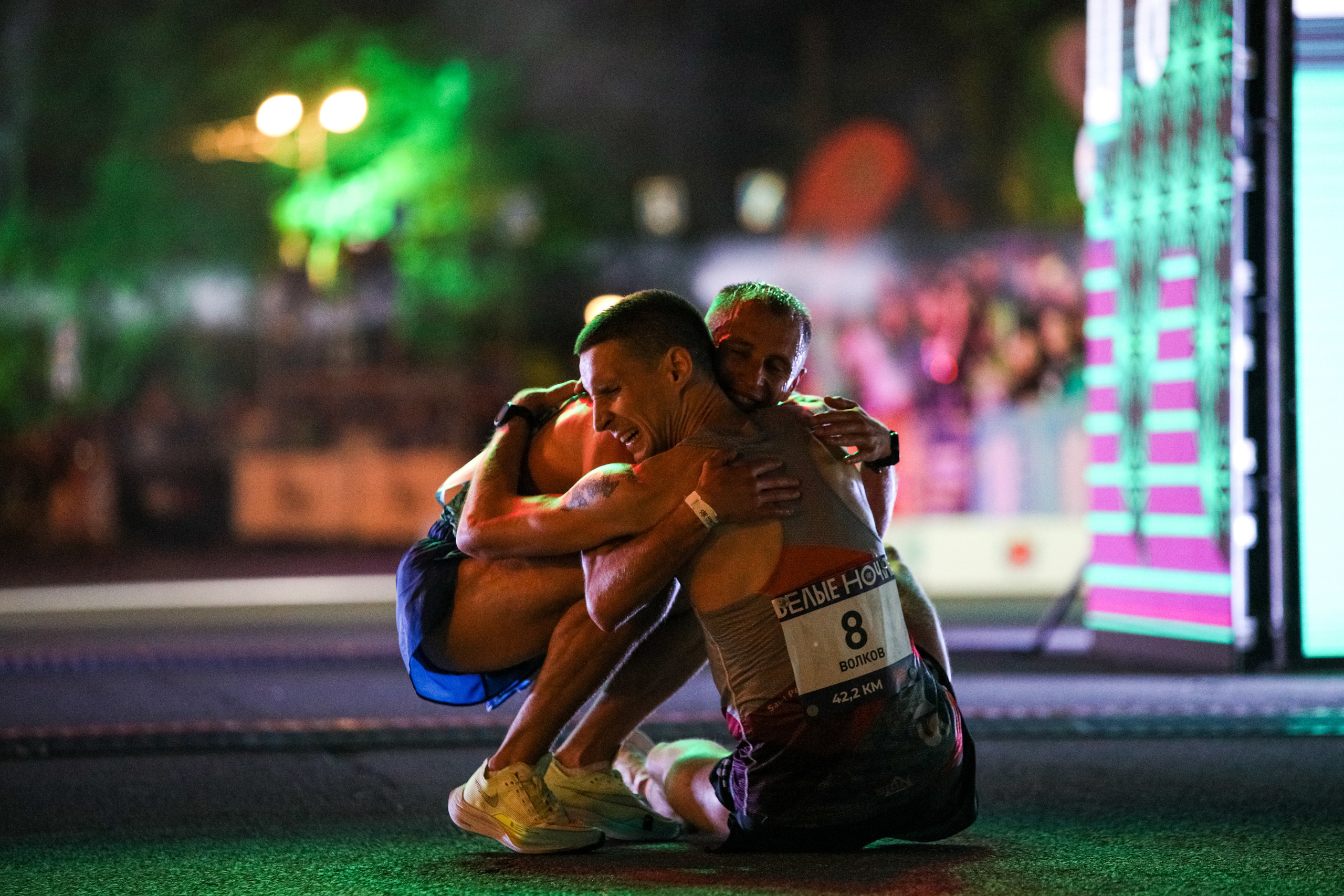 Фотоотчет Марафона «Белые Ночи» – спортивная съемка и репортаж. Репортажный фотограф Москва Сергей Мирошников