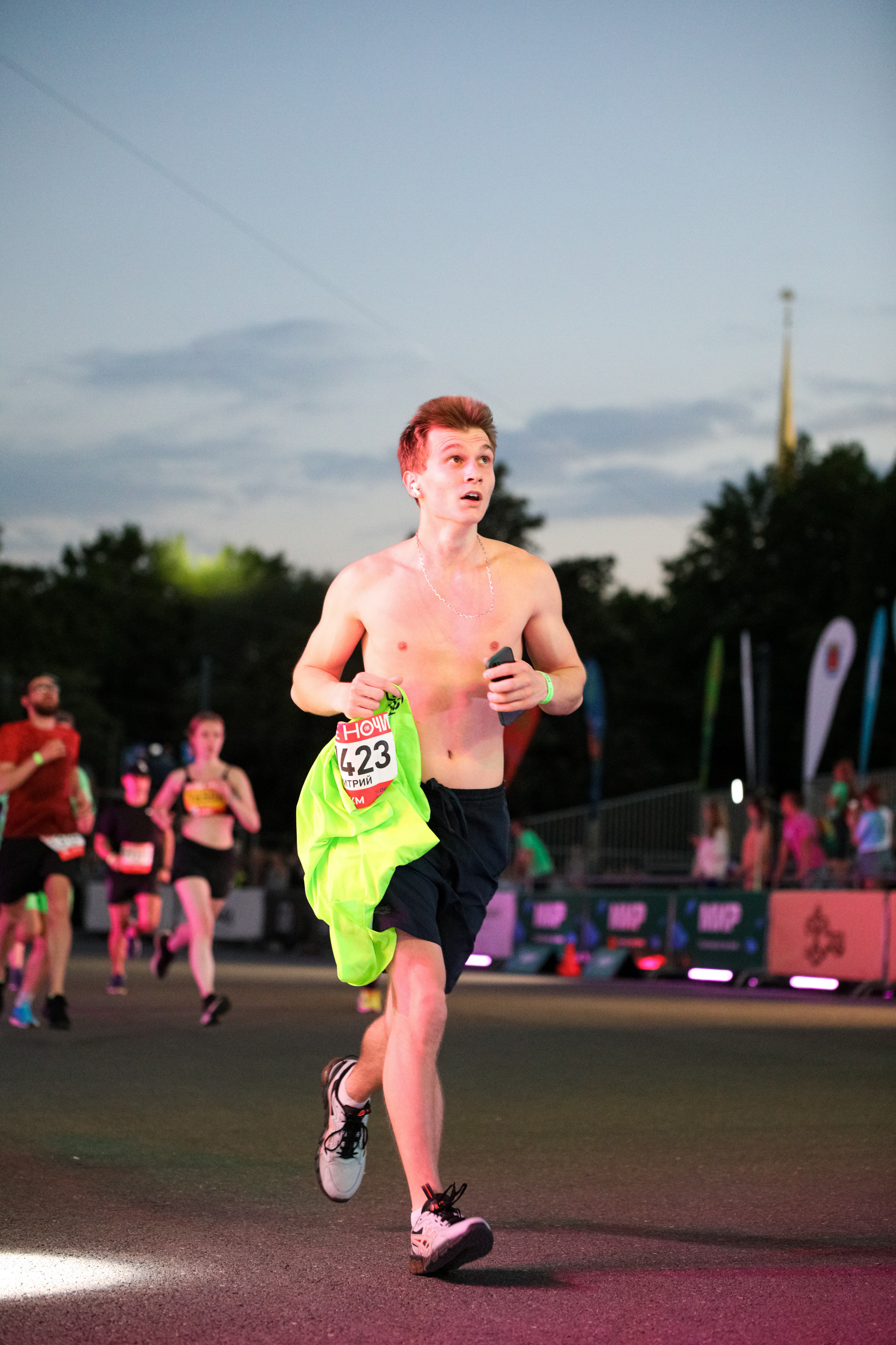 Фотоотчет Марафона «Белые Ночи» – спортивная съемка и репортаж. Репортажный фотограф Москва Сергей Мирошников