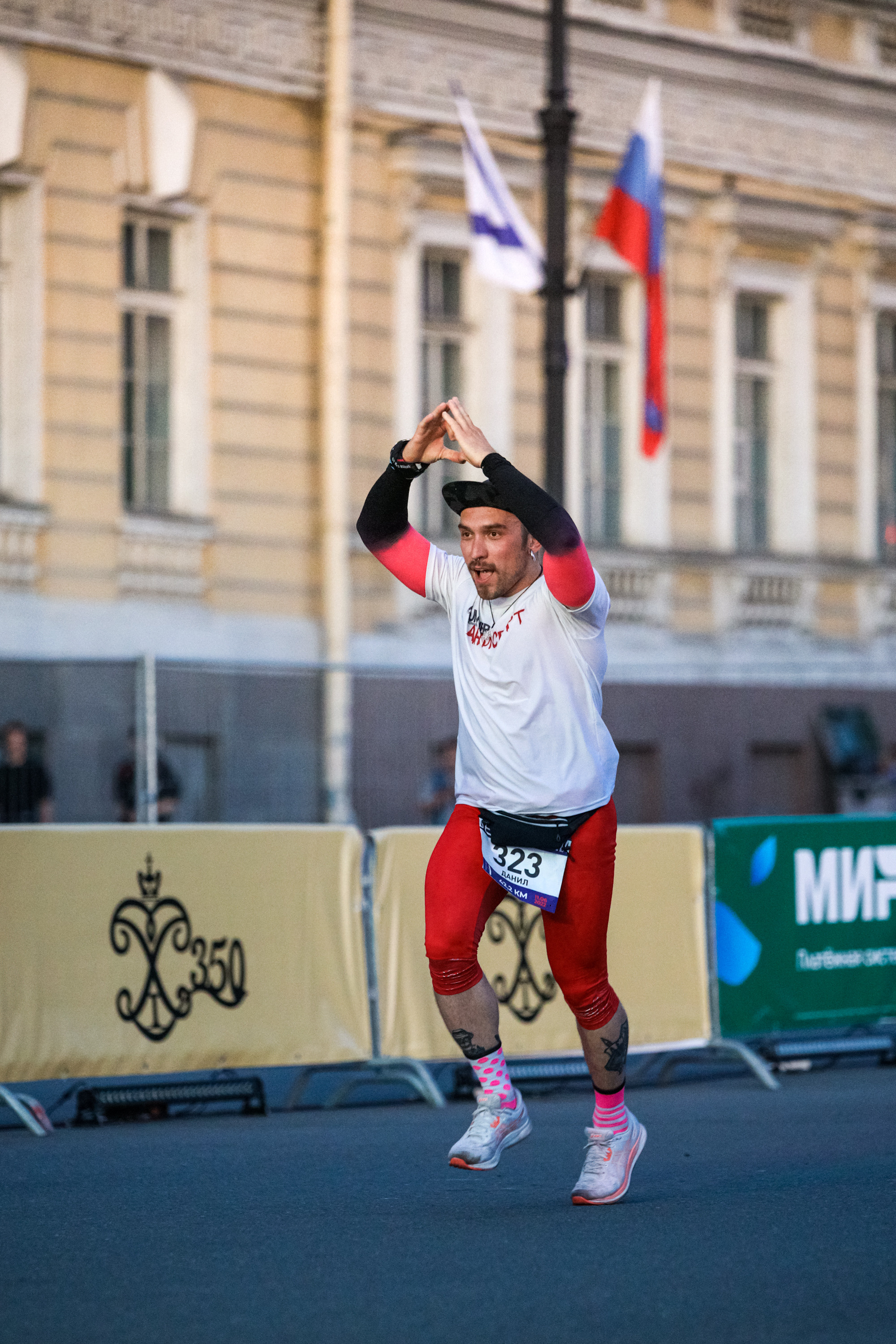 Фотоотчет Марафона «Белые Ночи» – спортивная съемка и репортаж. Репортажный фотограф Москва Сергей Мирошников