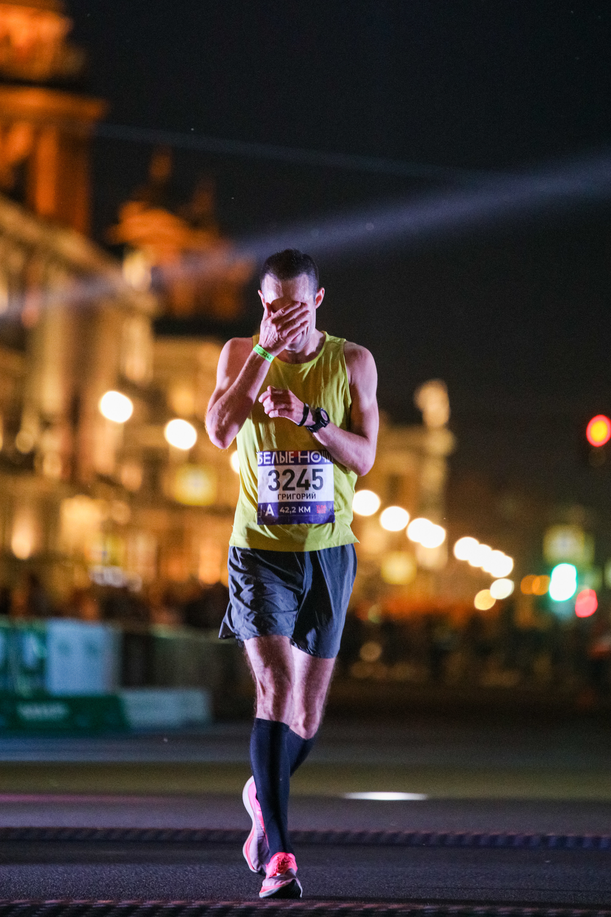 Фотоотчет Марафона «Белые Ночи» – спортивная съемка и репортаж. Репортажный фотограф Москва Сергей Мирошников