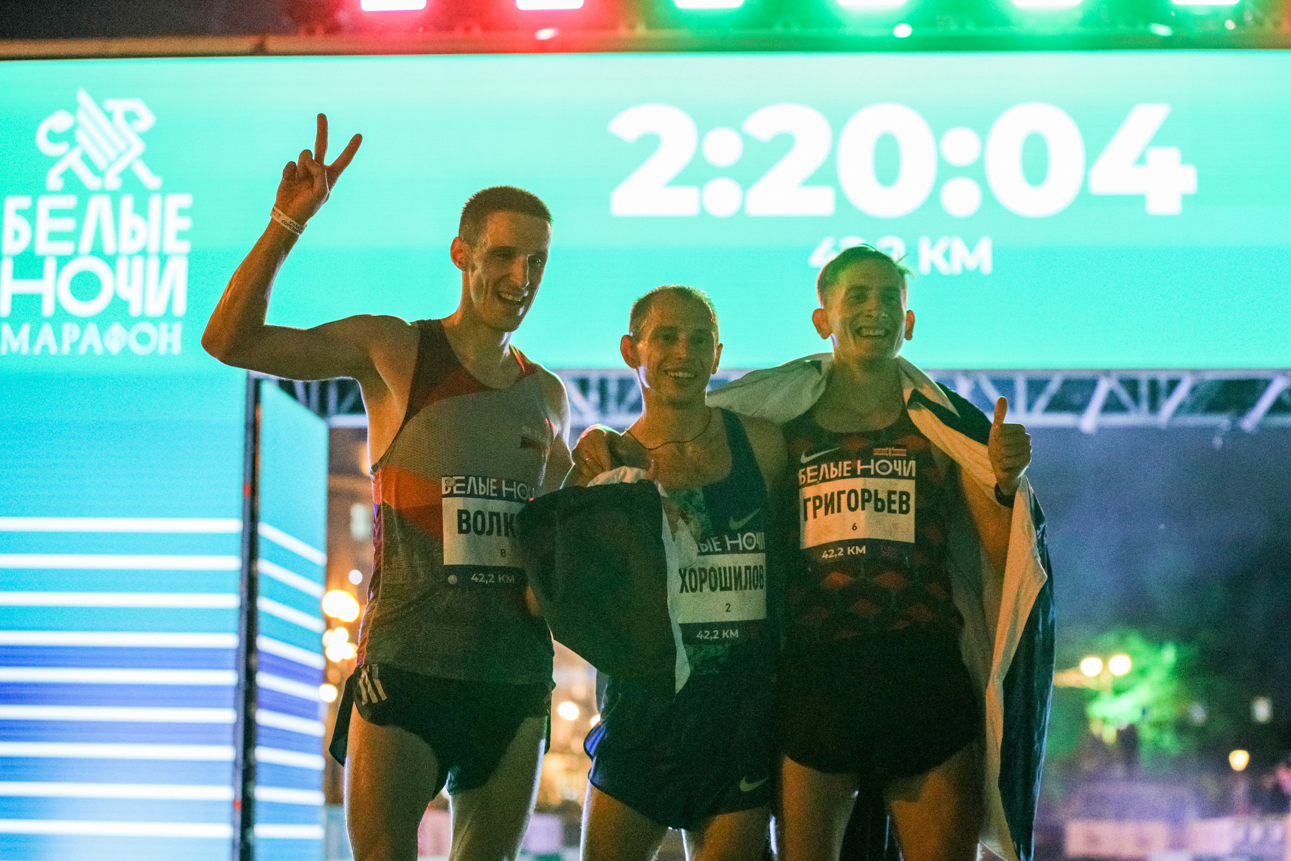 Фотоотчет Марафона «Белые Ночи» – спортивная съемка и репортаж. Репортажный фотограф Москва Сергей Мирошников