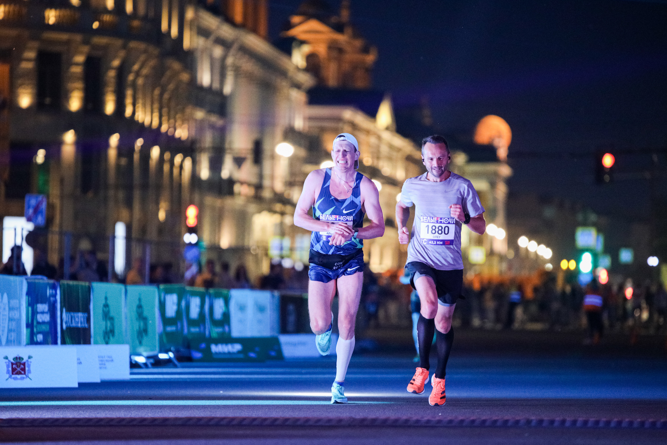 Фотоотчет Марафона «Белые Ночи» – спортивная съемка и репортаж. Репортажный фотограф Москва Сергей Мирошников