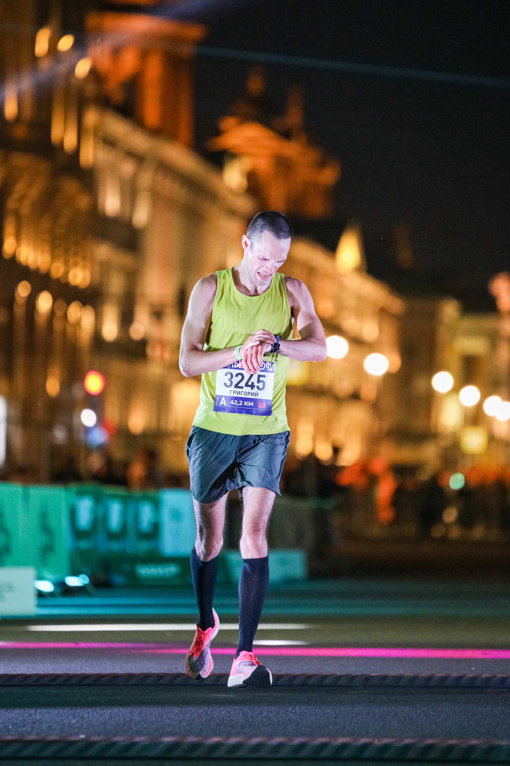 Фотоотчет Марафона «Белые Ночи» – спортивная съемка и репортаж. Репортажный фотограф Москва Сергей Мирошников