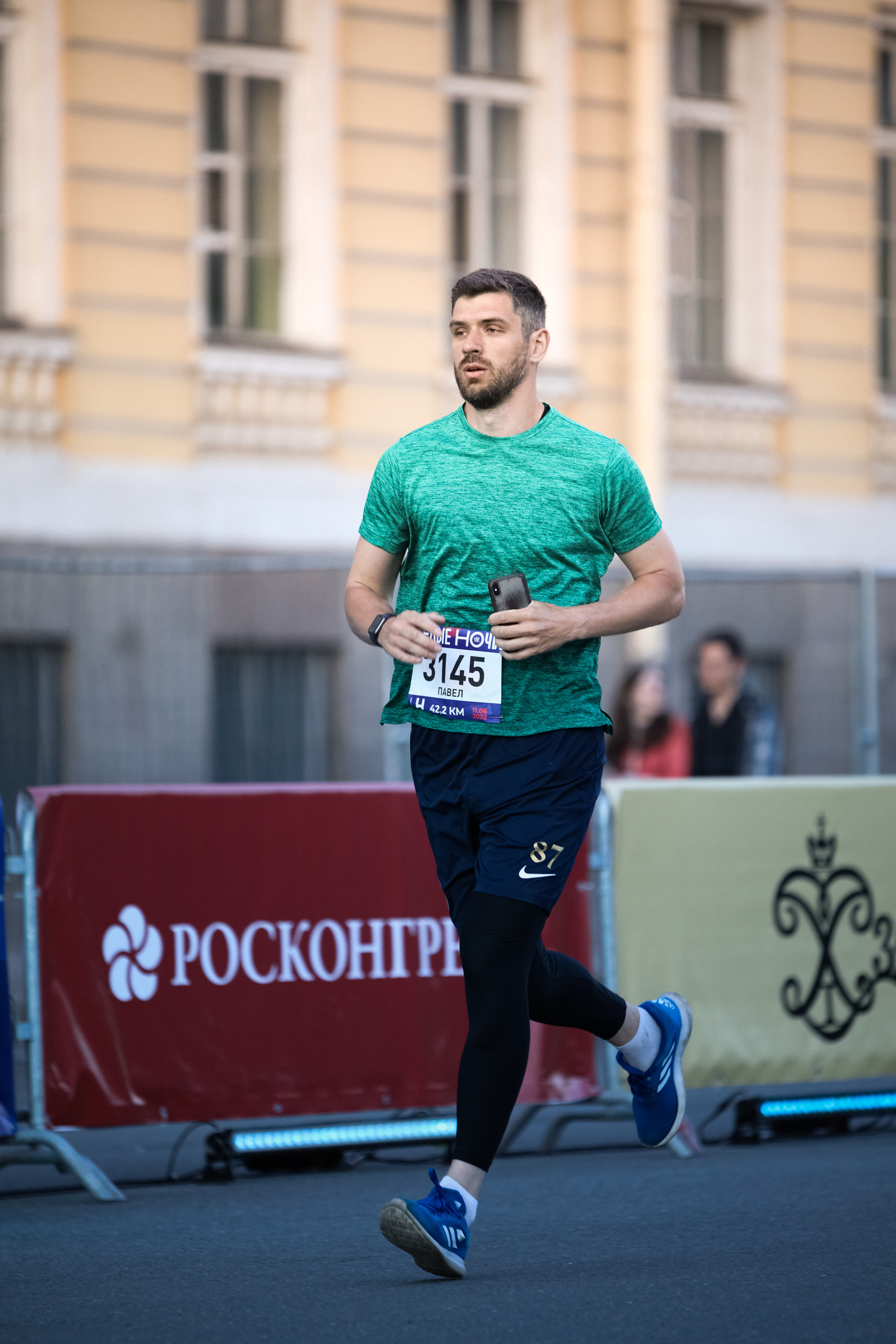 Фотоотчет Марафона «Белые Ночи» – спортивная съемка и репортаж. Репортажный фотограф Москва Сергей Мирошников