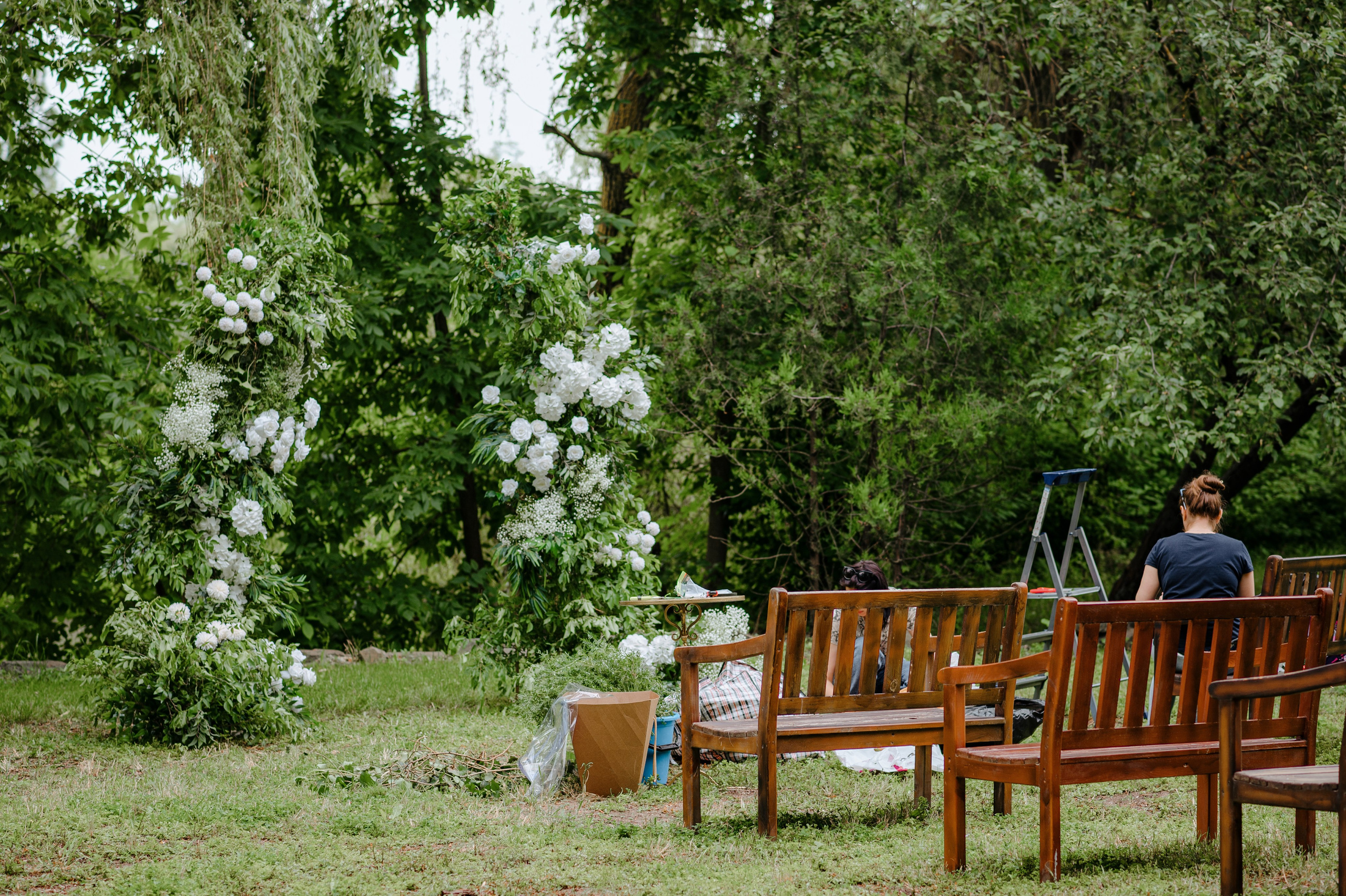 Съёмка свадебного декора. 100-й пруд. Свадебный фотограф Константинова Елена