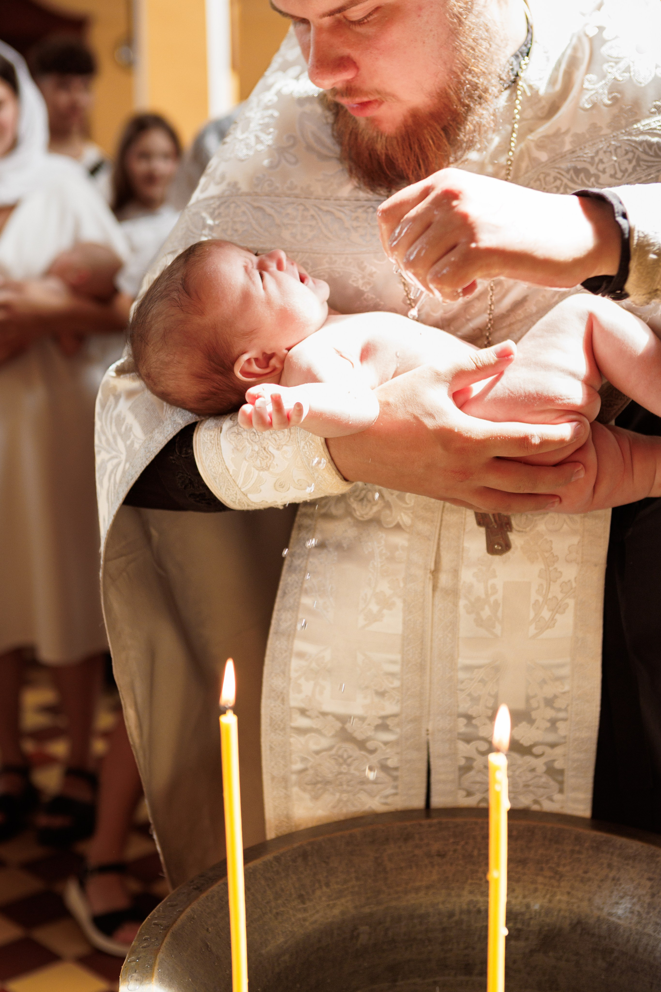 Таинство Крещения. Фотограф новорожденных в Волковыске Валя Легкова