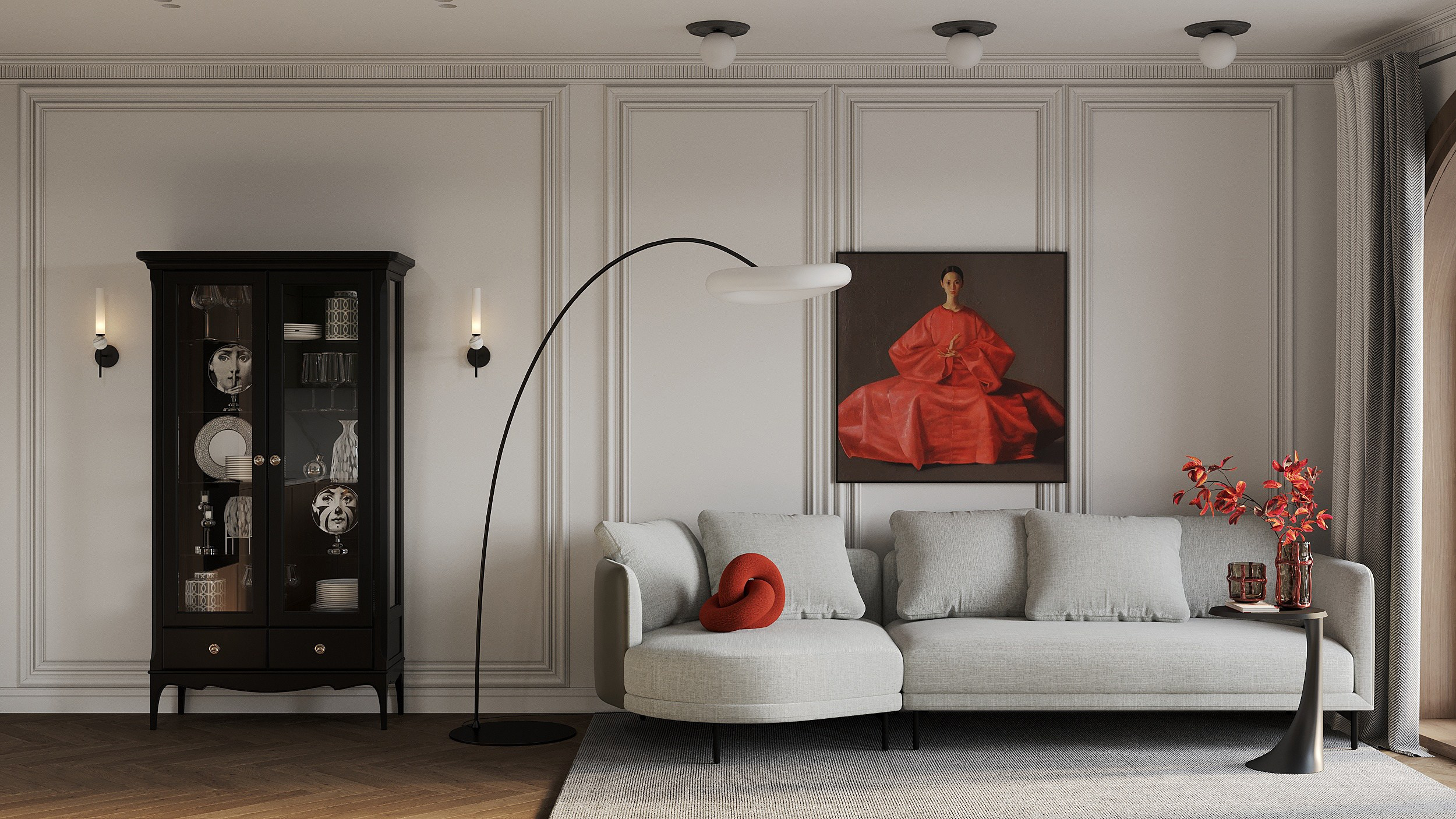 Проект Зеленый Альков. Квартира в Геленджике 102 кв. м. Дизайн интерьеров, строительство, ремонт домов и квартир в Геленджике