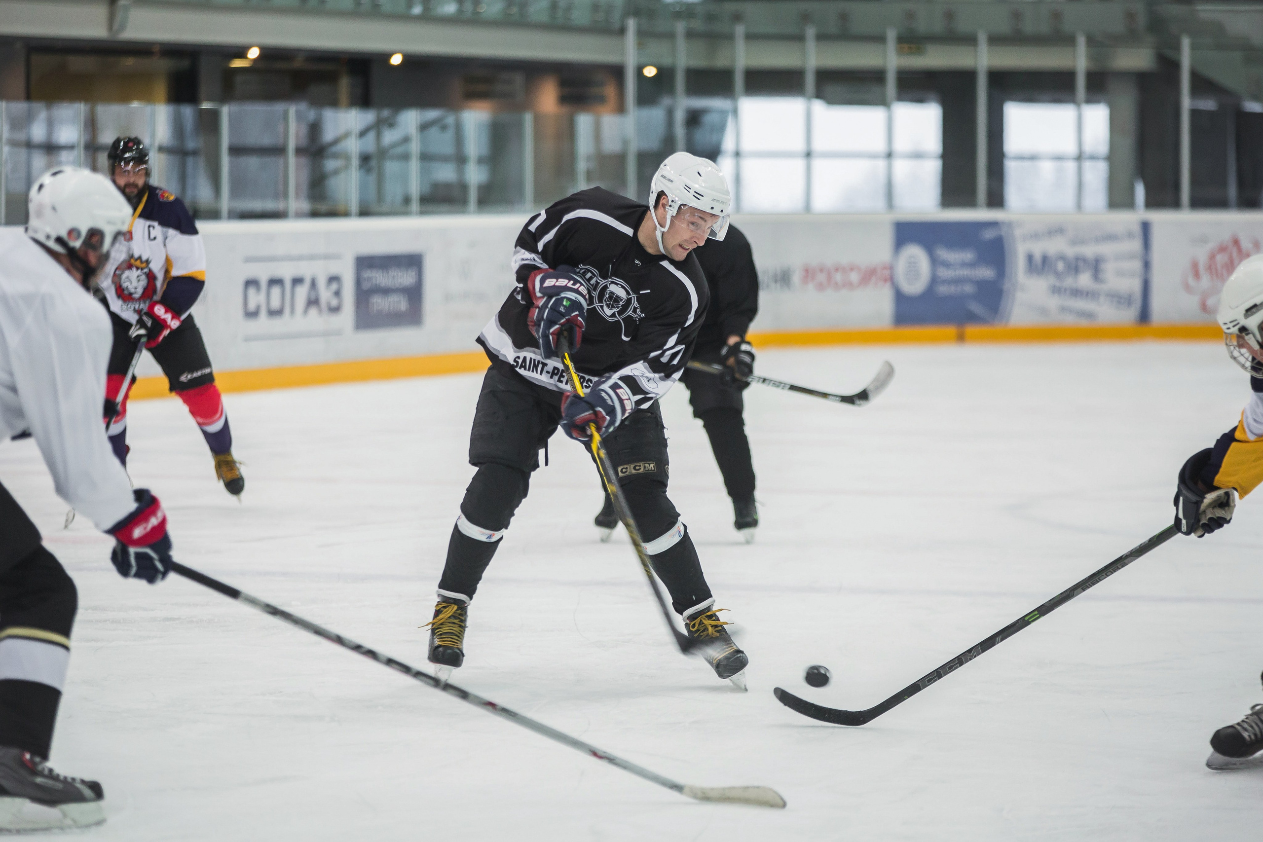 Хоккей для «Work&Sport». Снимаю съемки