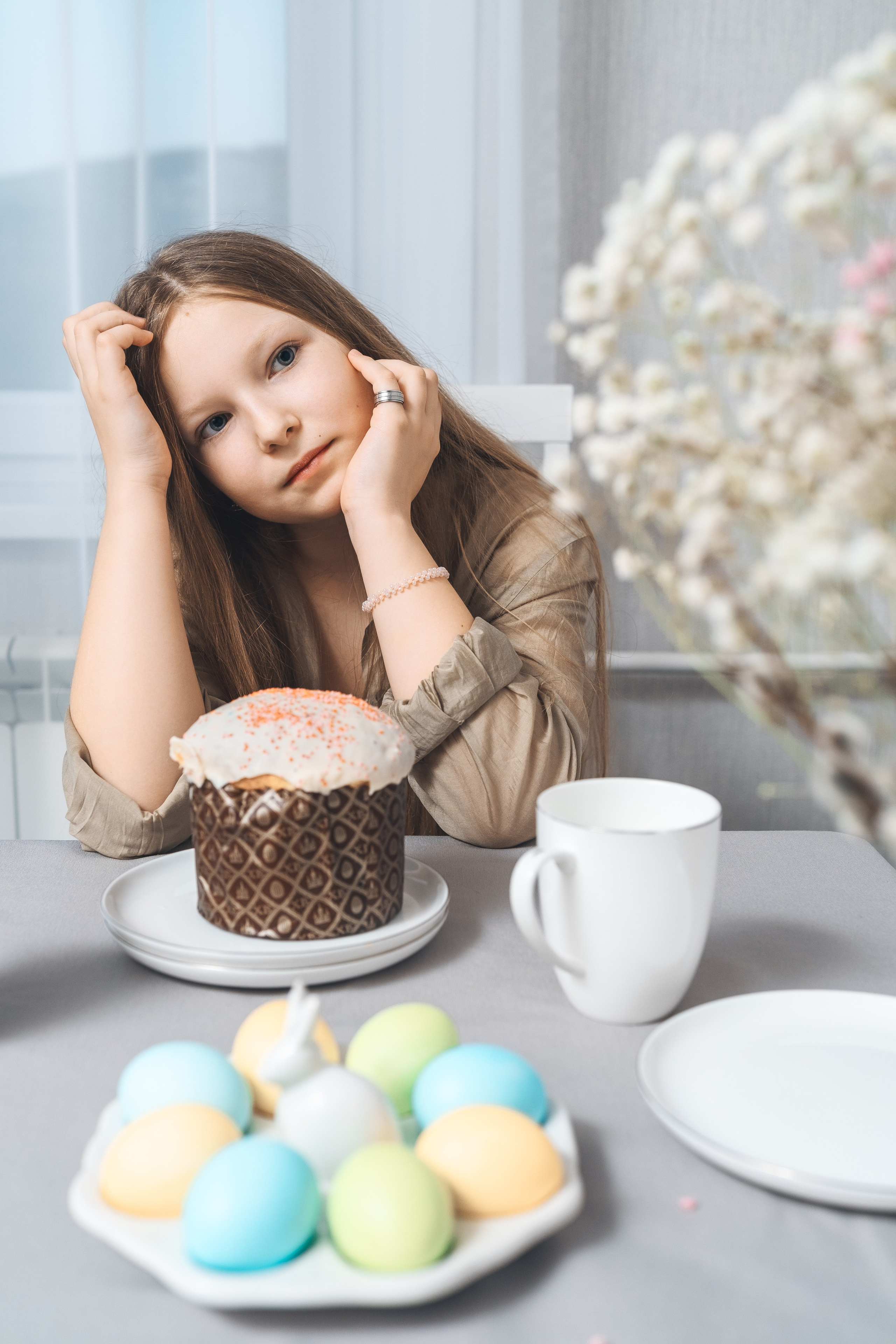 домашняя фотосессия на Пасху в Чите