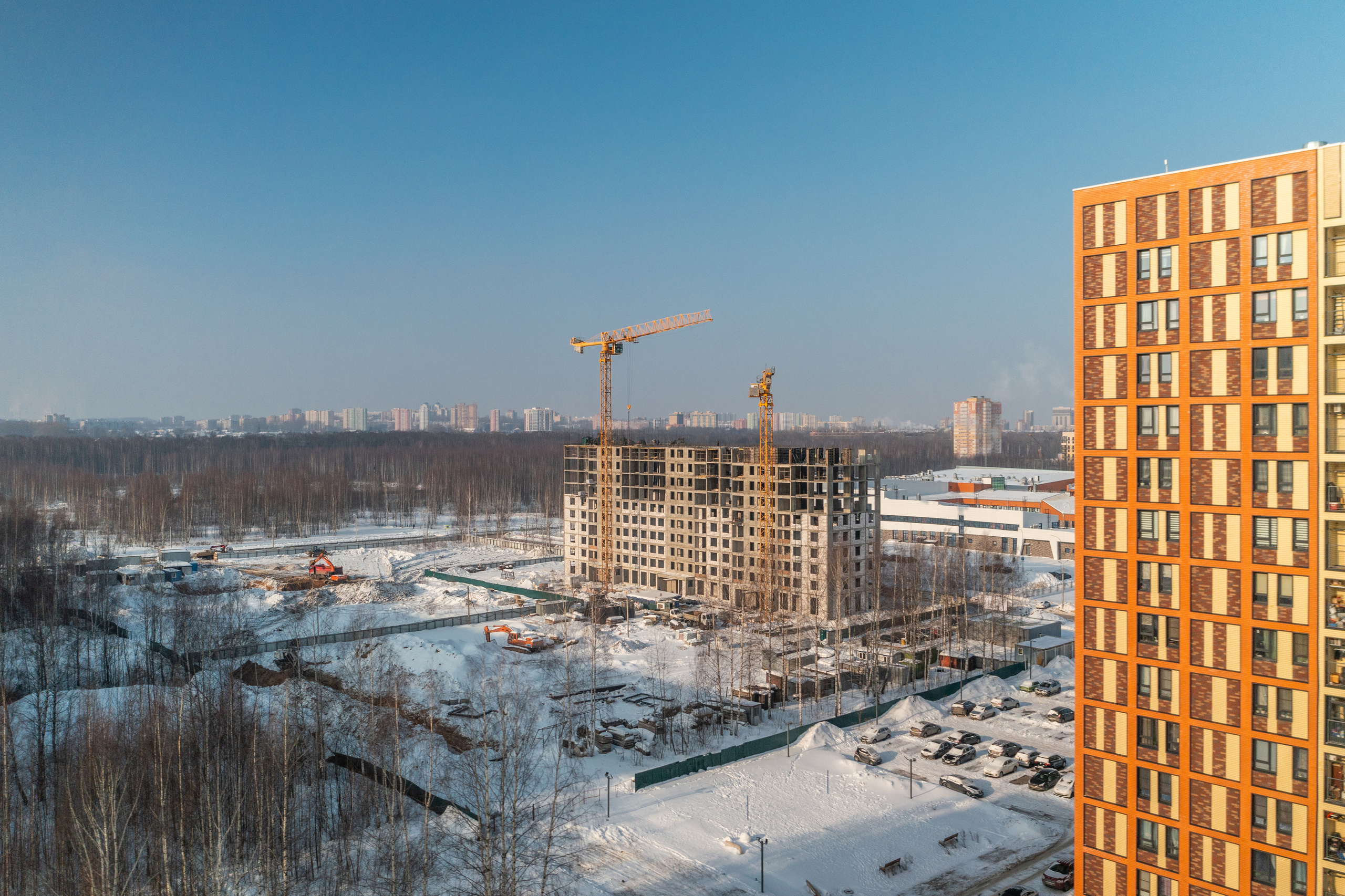 Ярославль. Ход строительства. Аэросъёмка в России