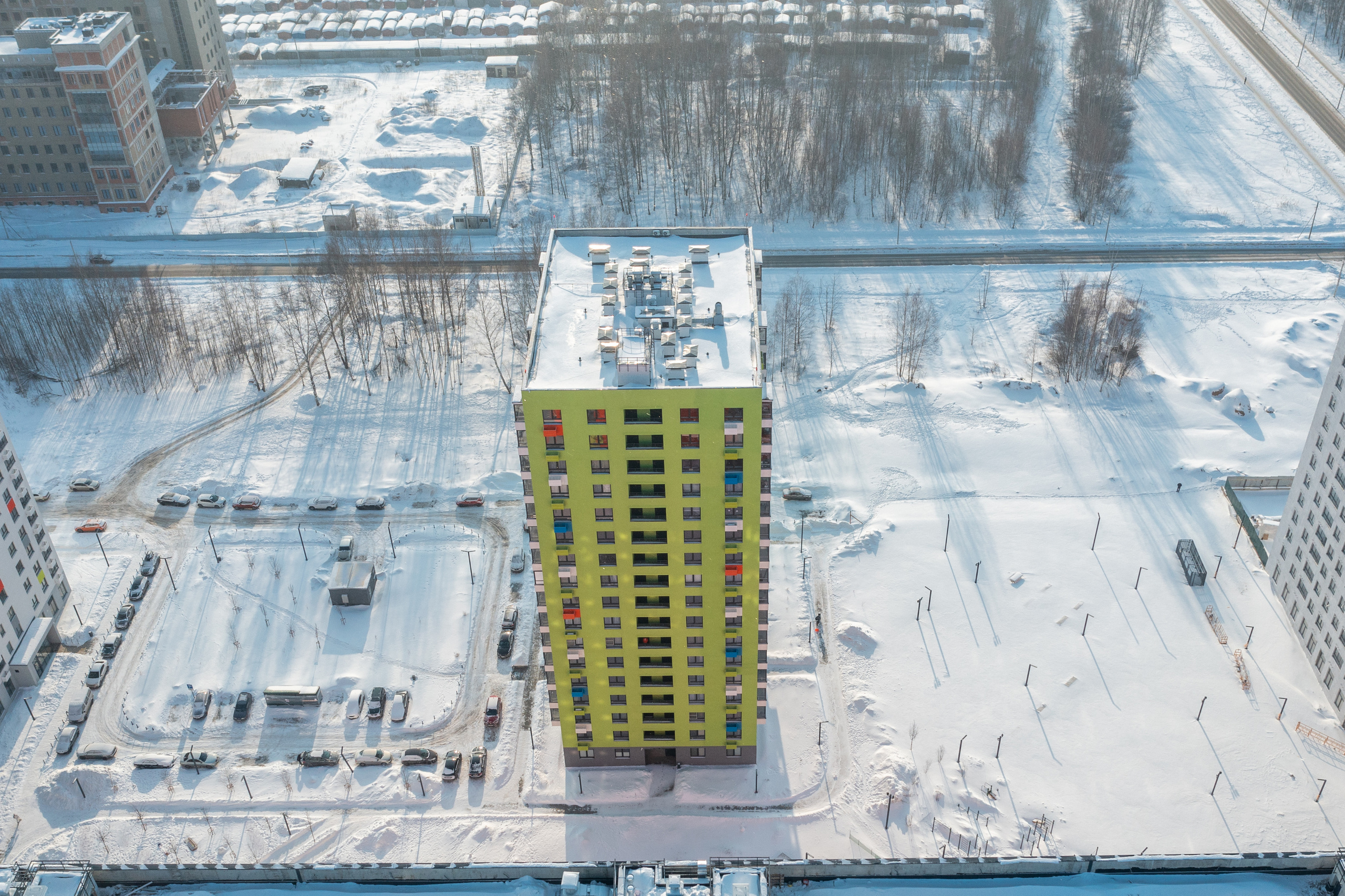 Ярославль. Ход строительства. Аэросъёмка в России