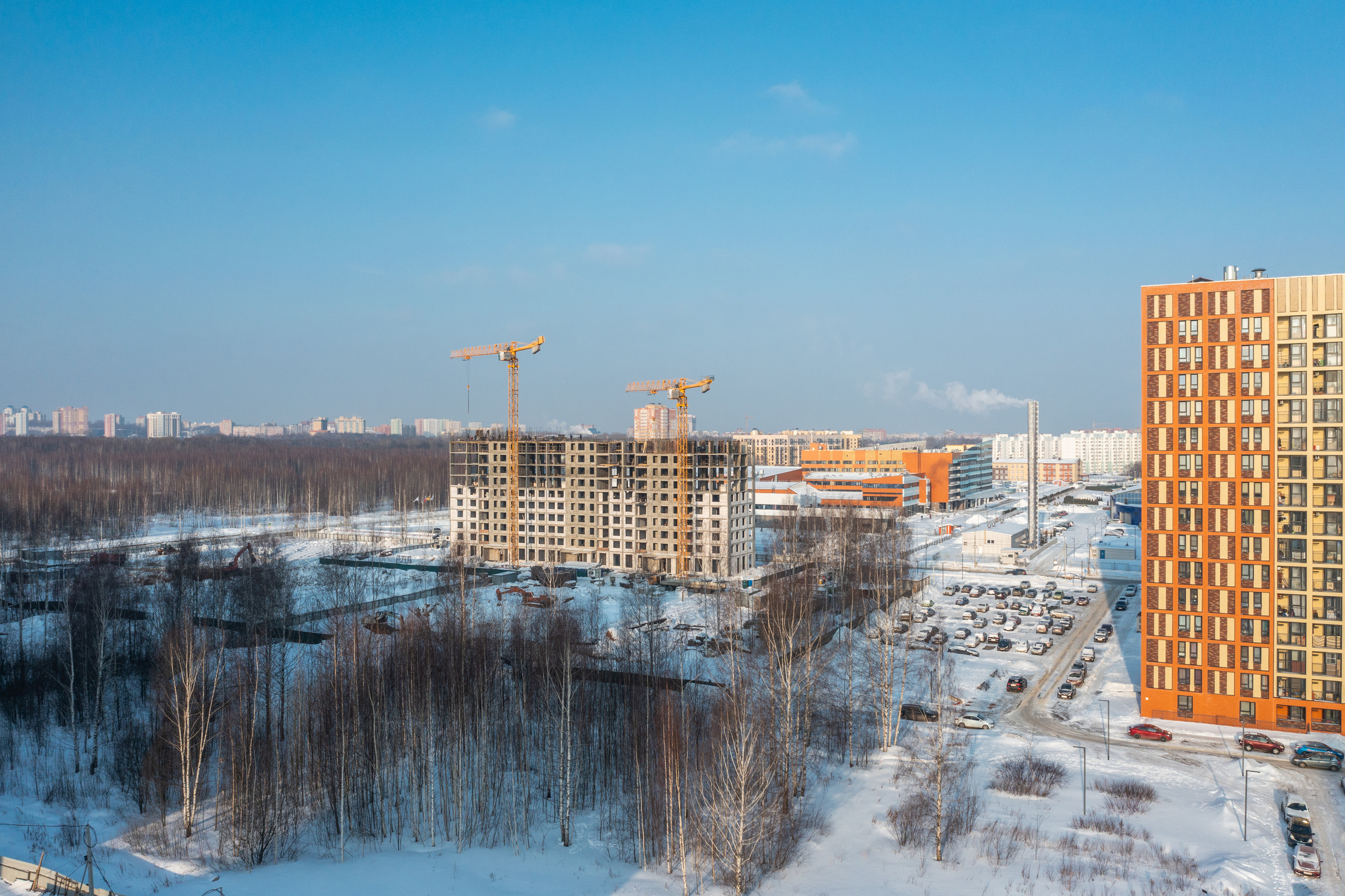 Ярославль. Ход строительства. Аэросъёмка в России