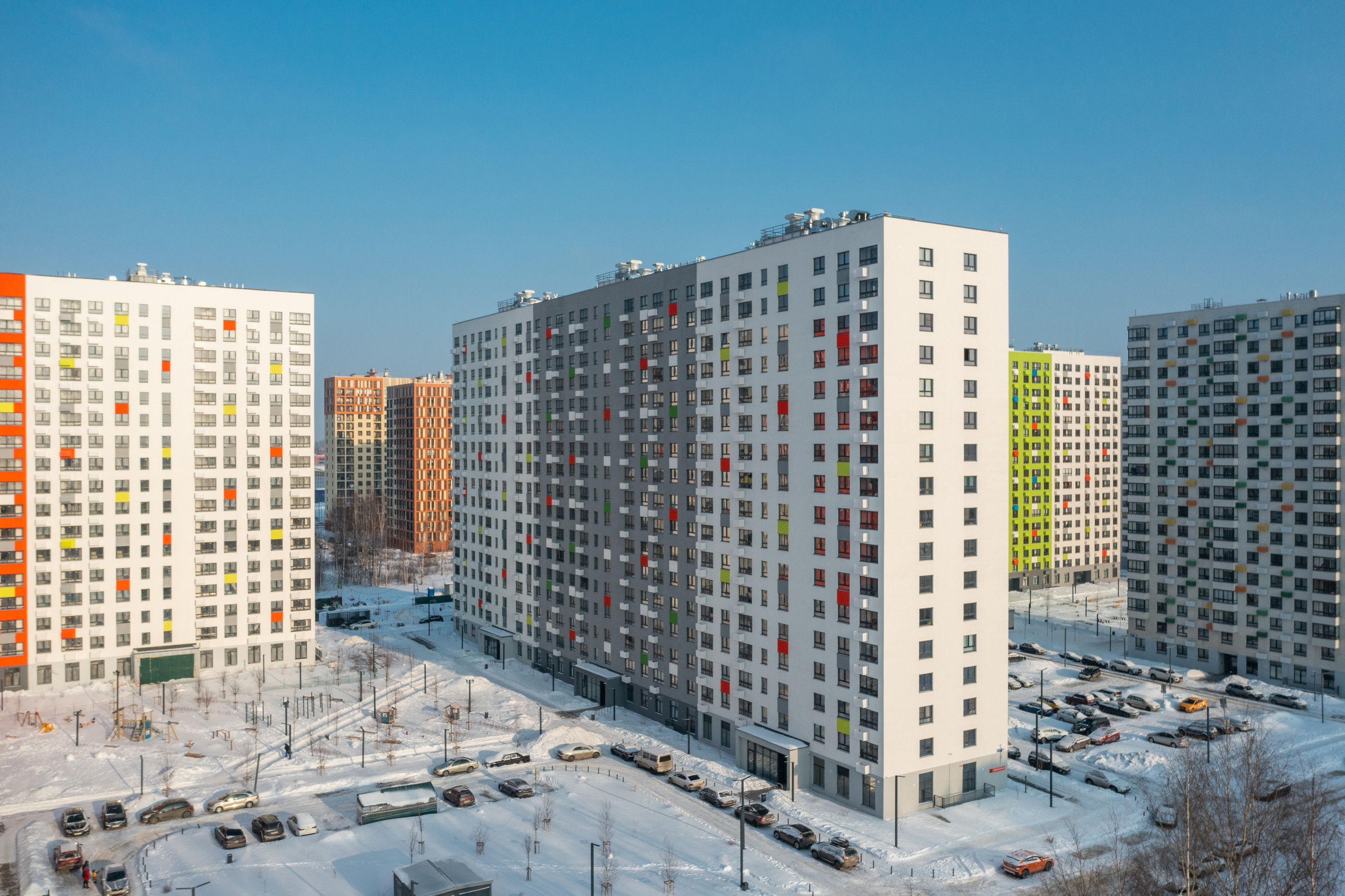 Ярославль. Ход строительства. Аэросъёмка в России