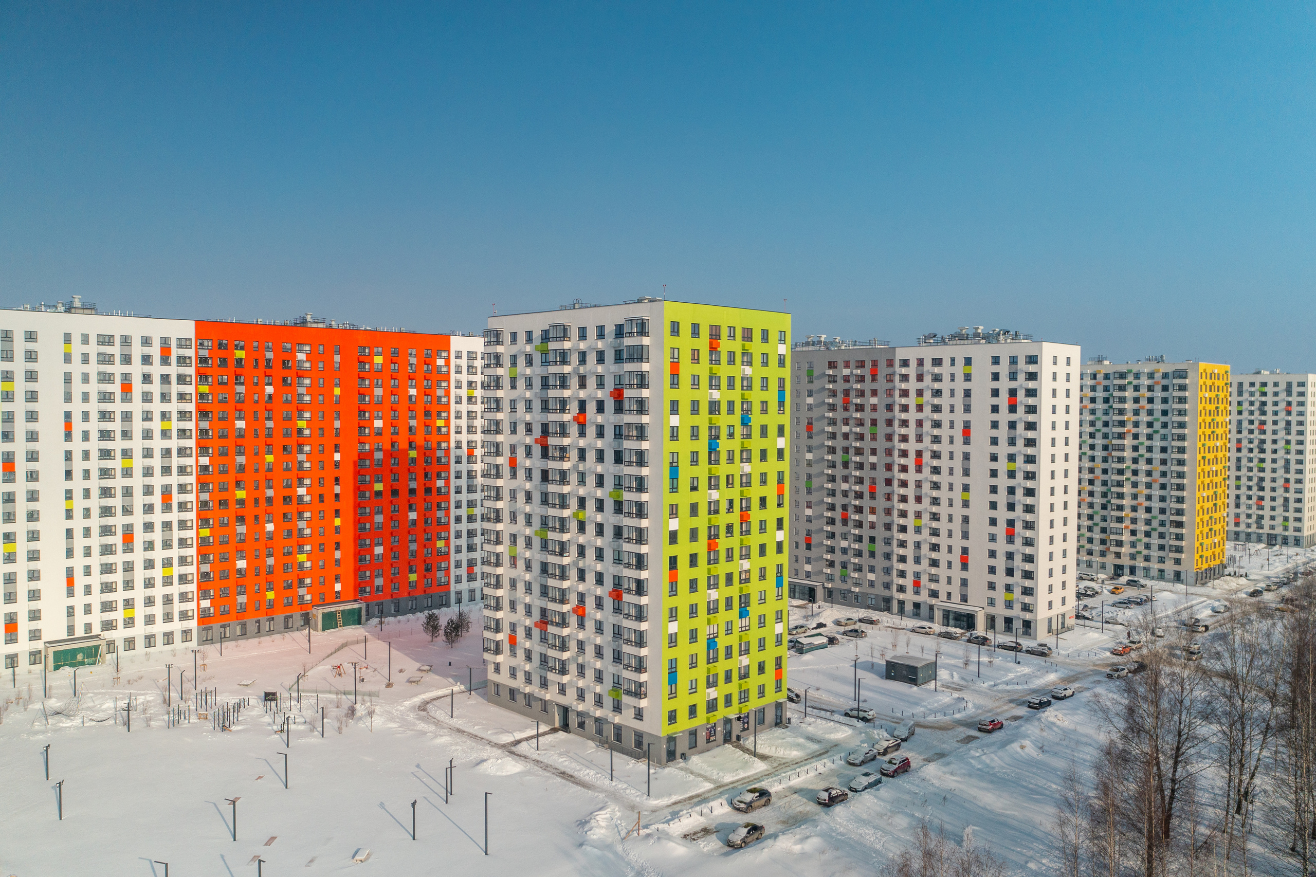 Ярославль. Ход строительства. Аэросъёмка в России