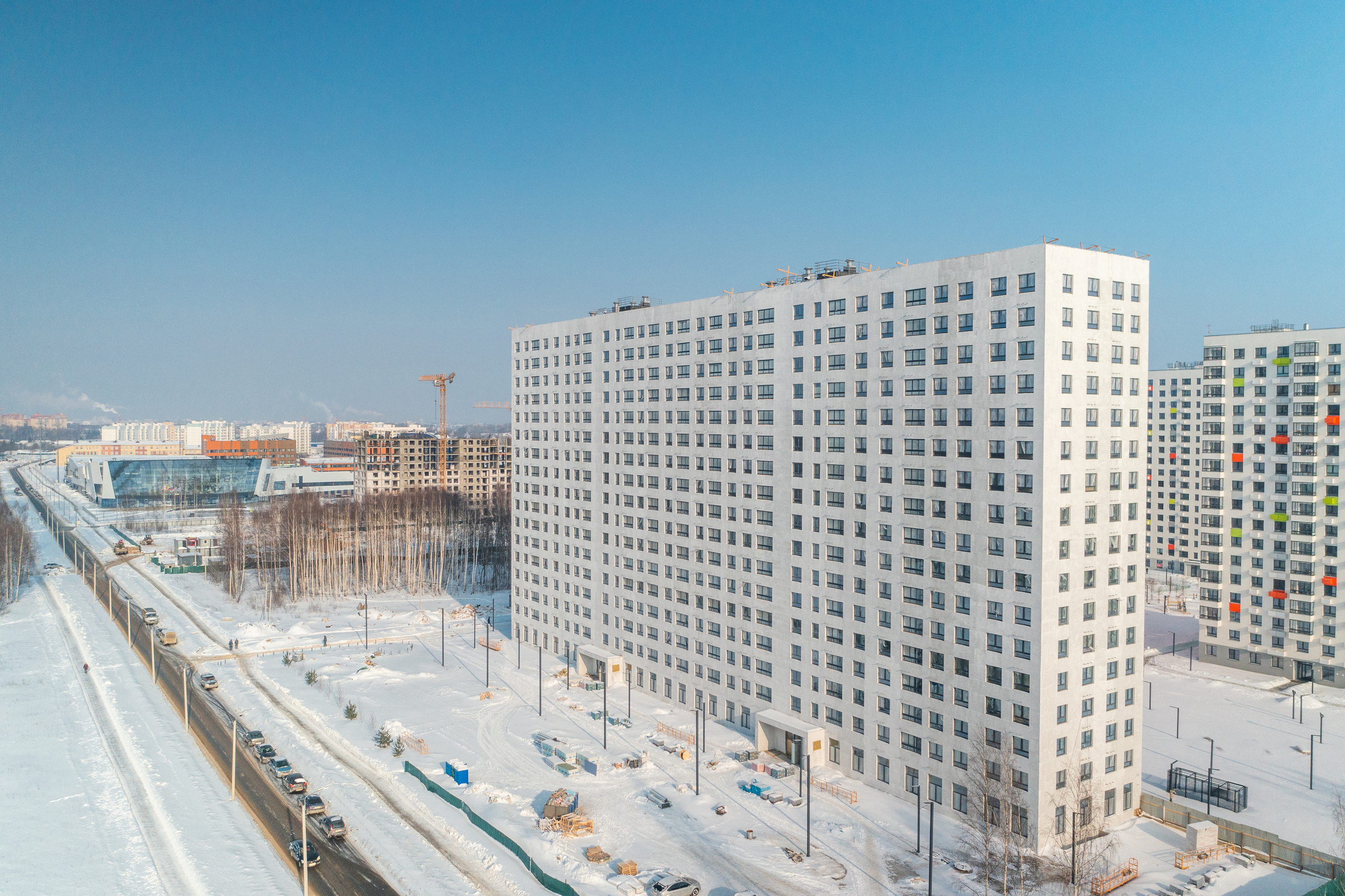 Ярославль. Ход строительства. Аэросъёмка в России