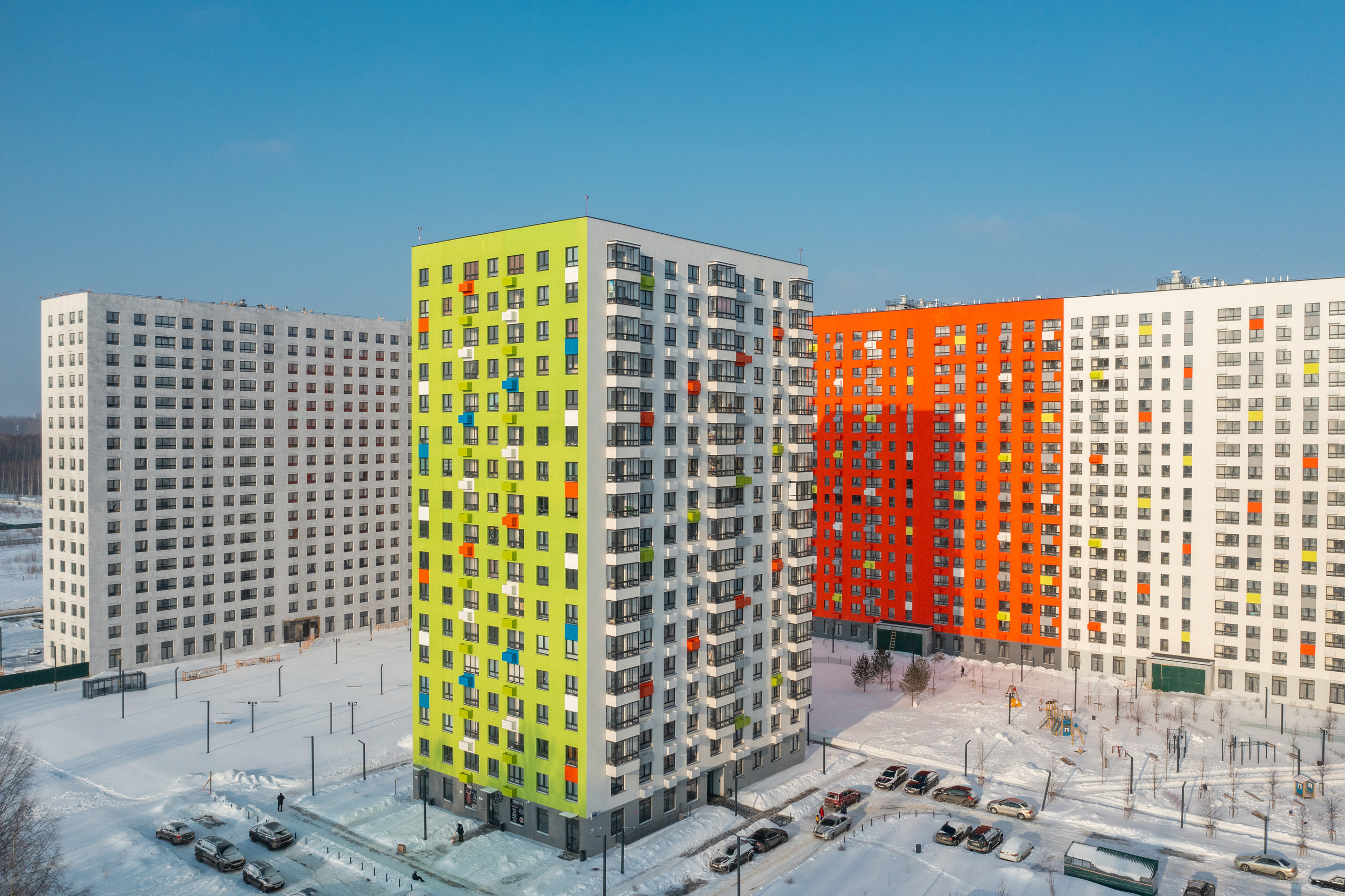 Ярославль. Ход строительства. Аэросъёмка в России