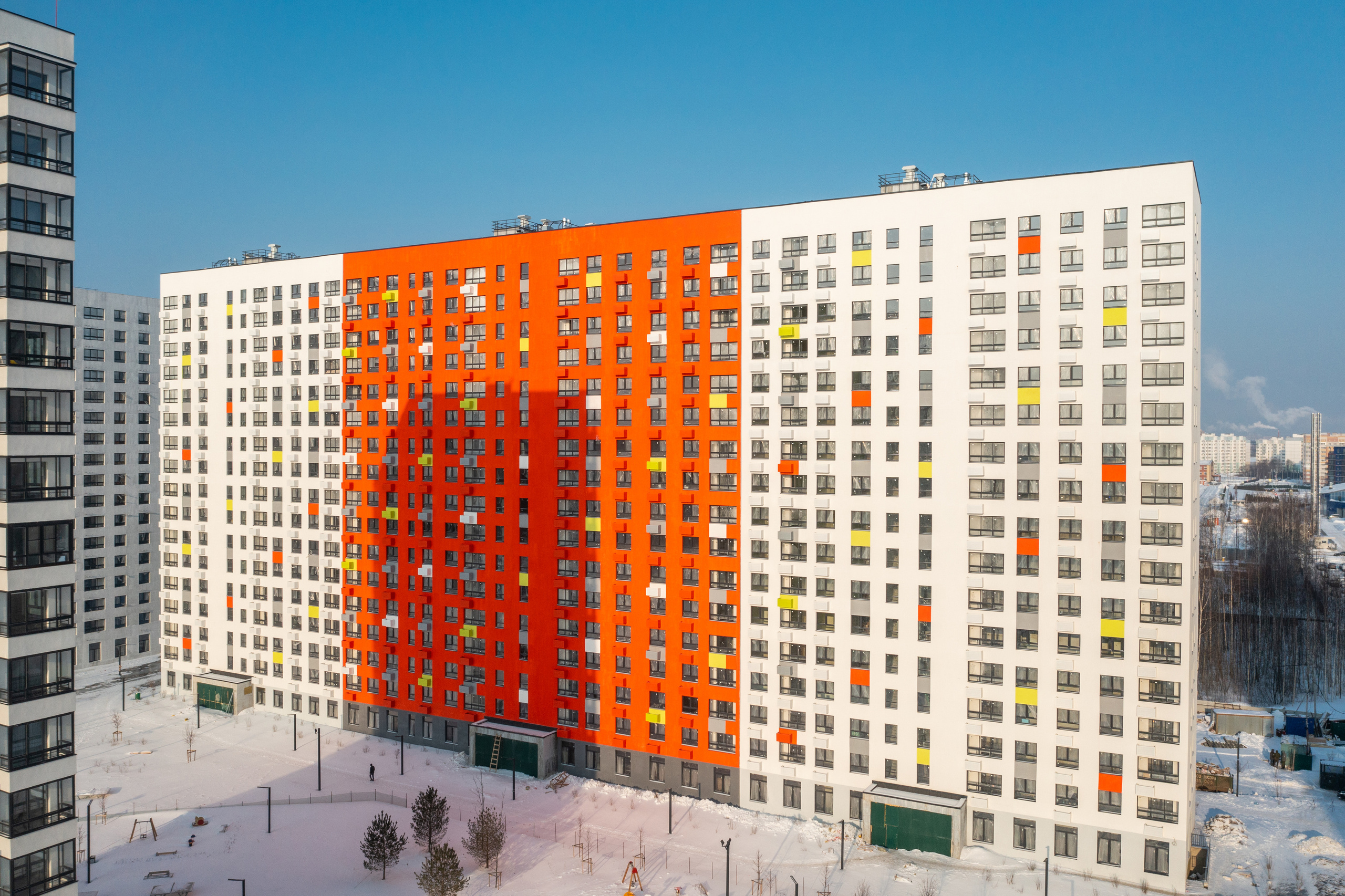 Ярославль. Ход строительства. Аэросъёмка в России