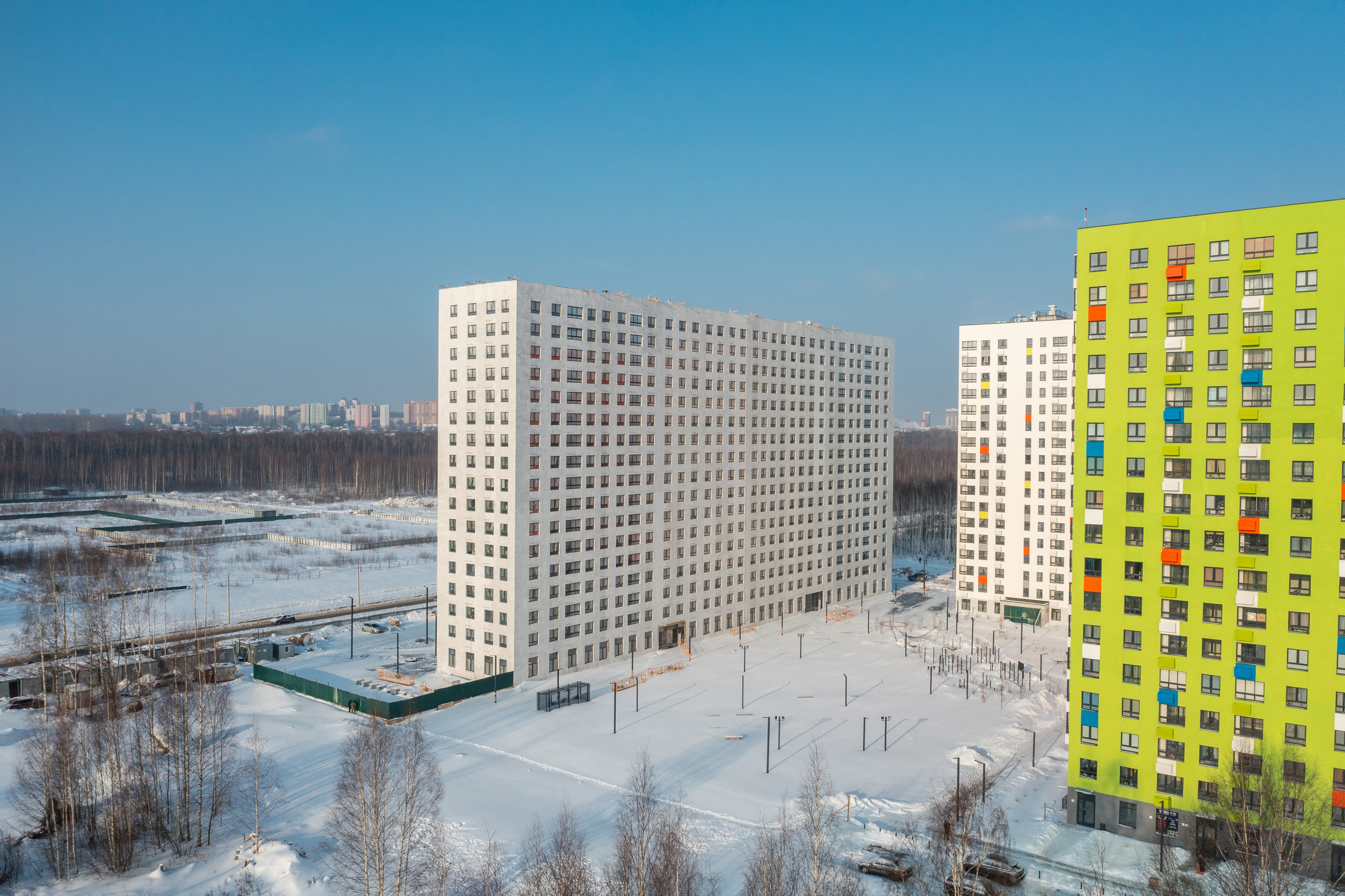 Ярославль. Ход строительства. Аэросъёмка в России