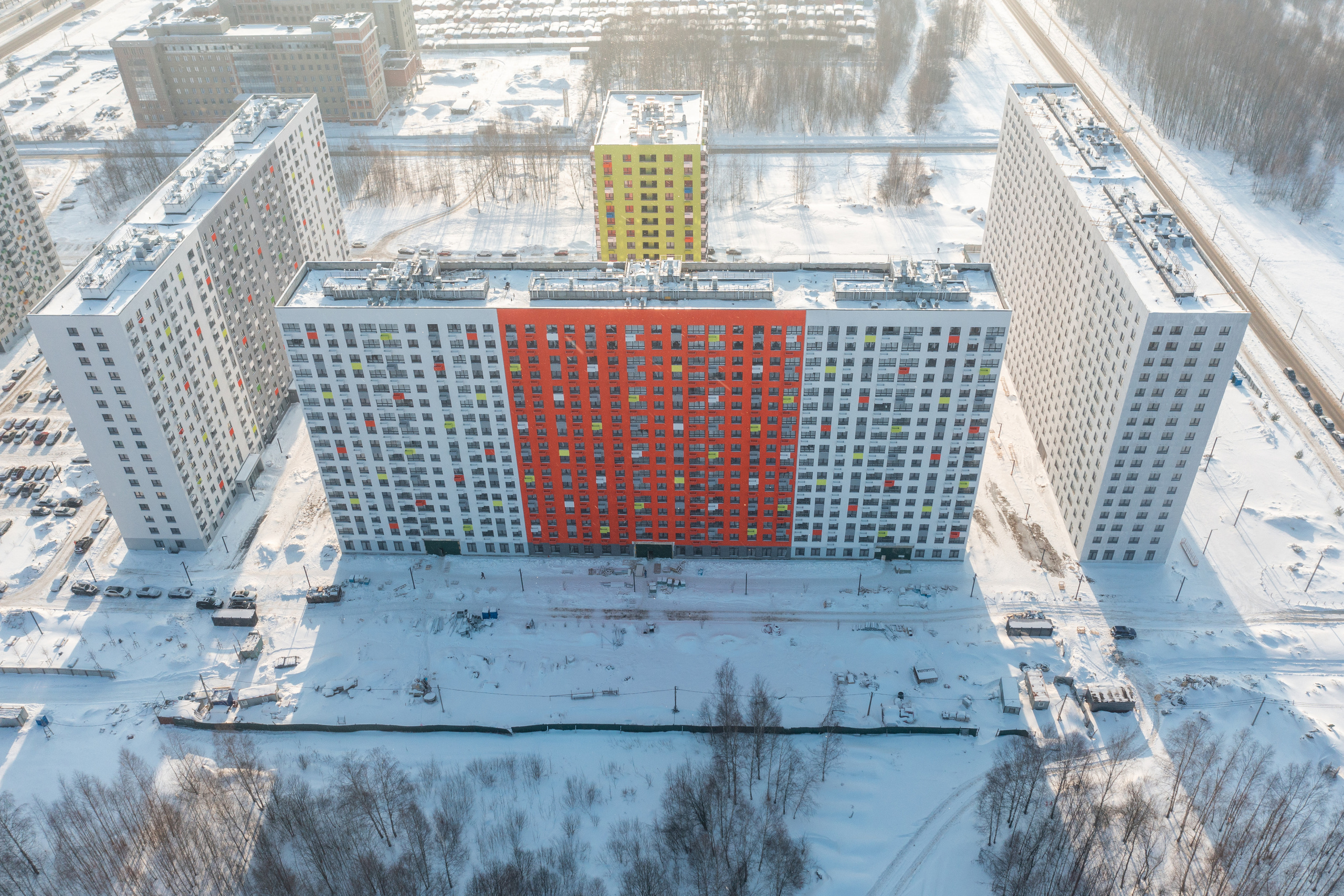 Ярославль. Ход строительства. Аэросъёмка в России