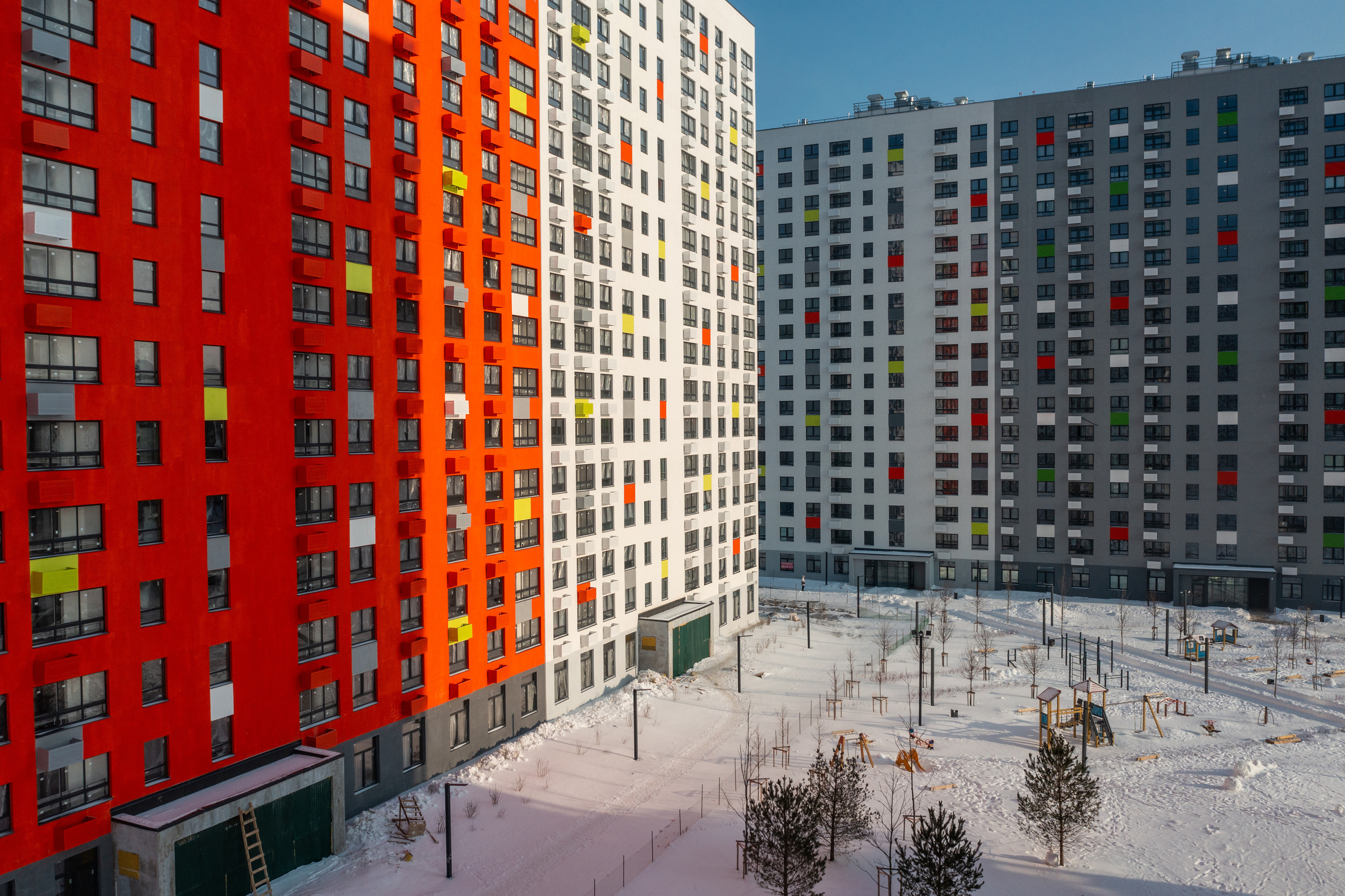 Ярославль. Ход строительства. Аэросъёмка в России