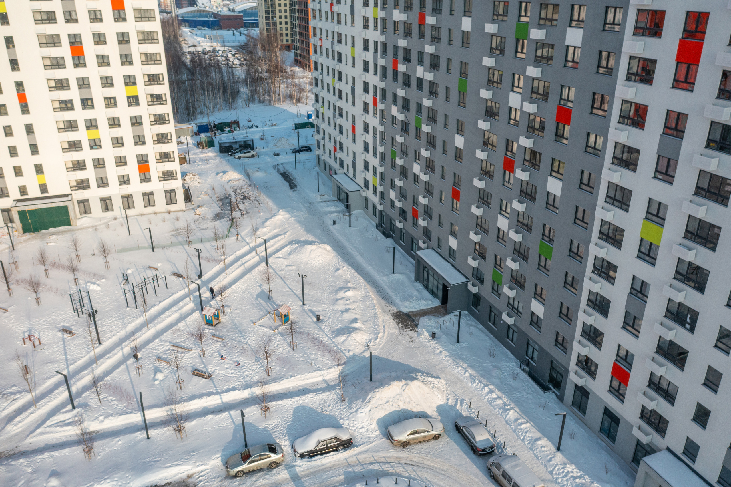 Ярославль. Ход строительства. Аэросъёмка в России