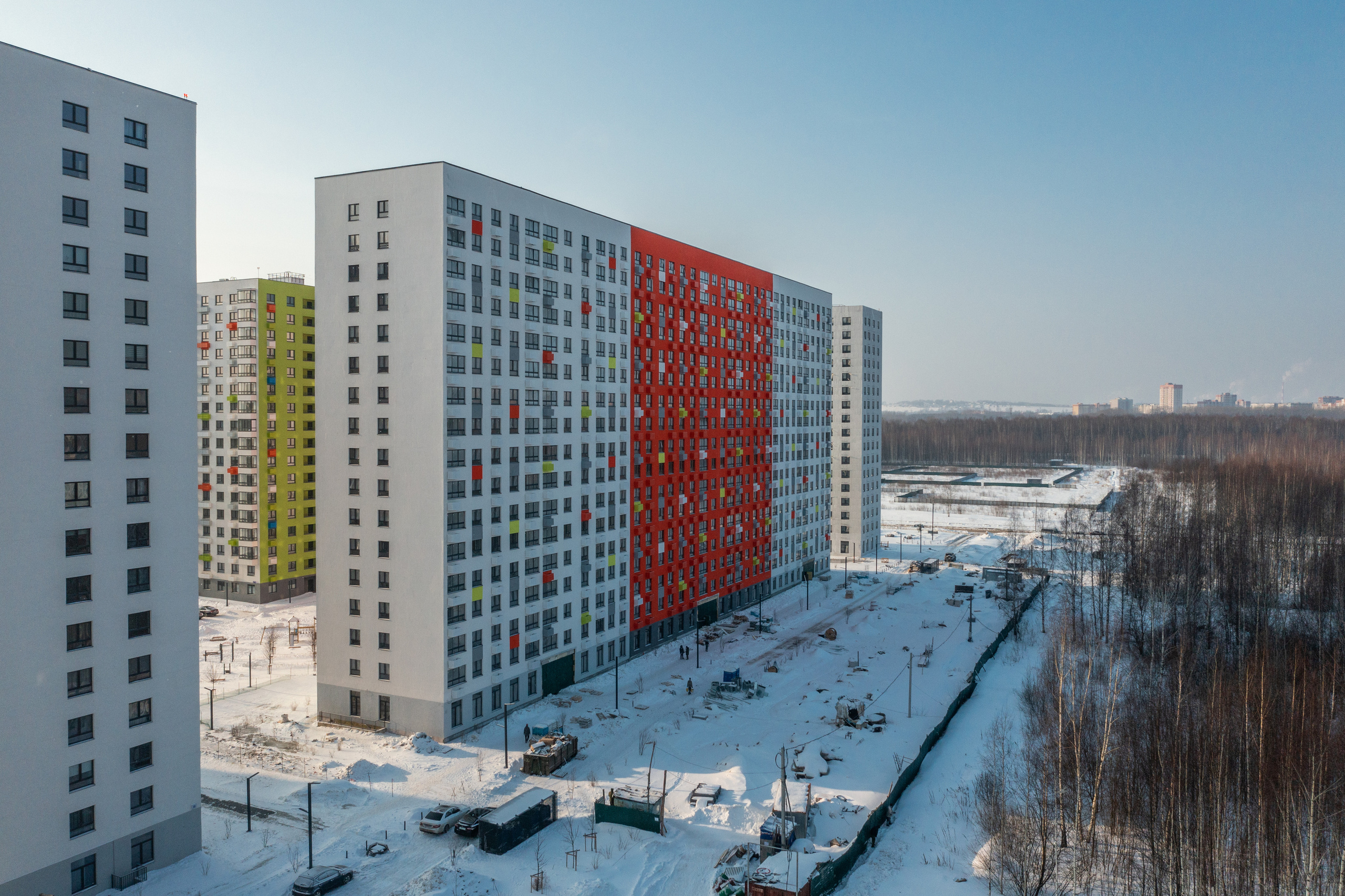 Ярославль. Ход строительства. Аэросъёмка в России