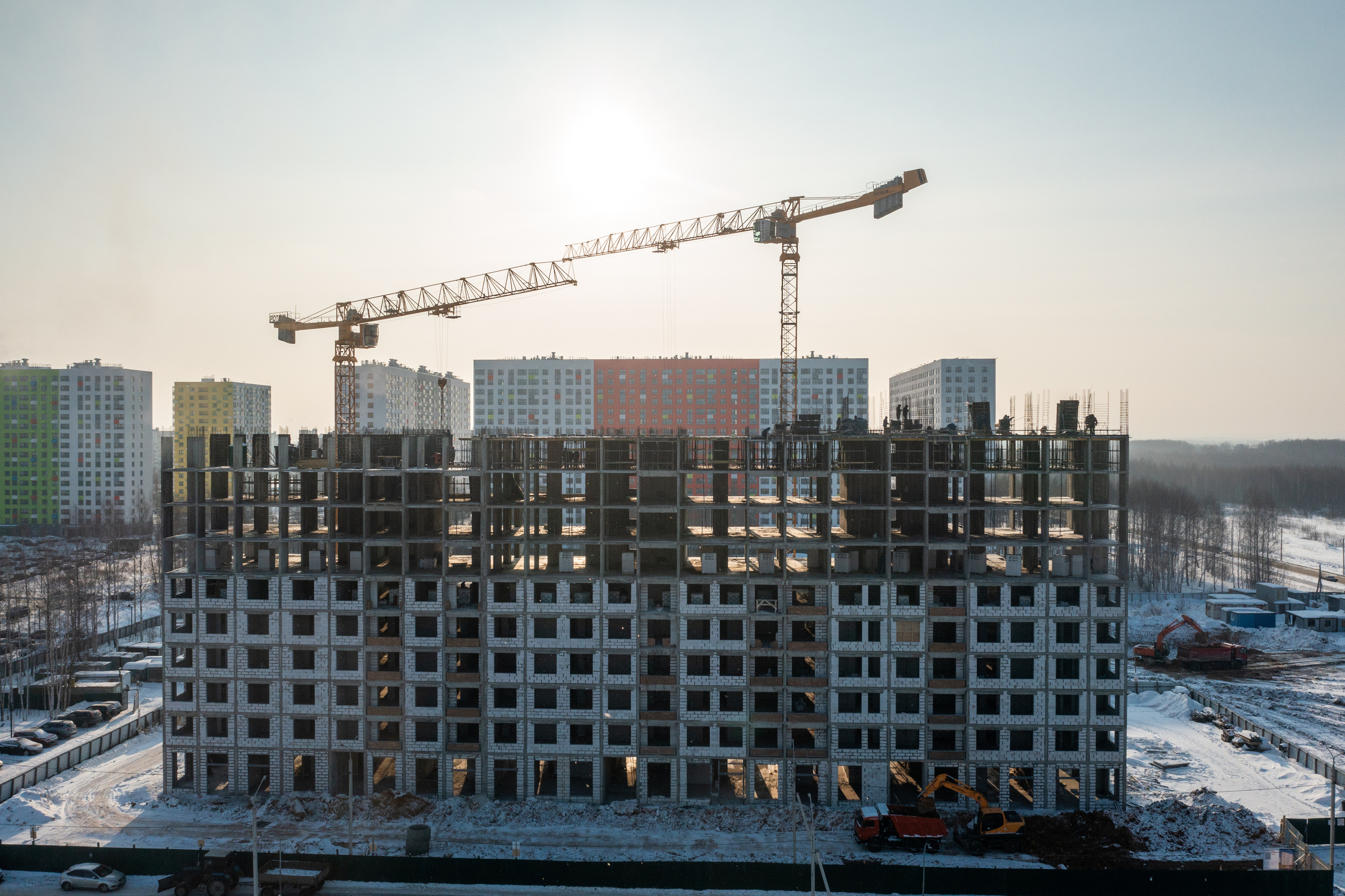 Ярославль. Ход строительства. Аэросъёмка в России