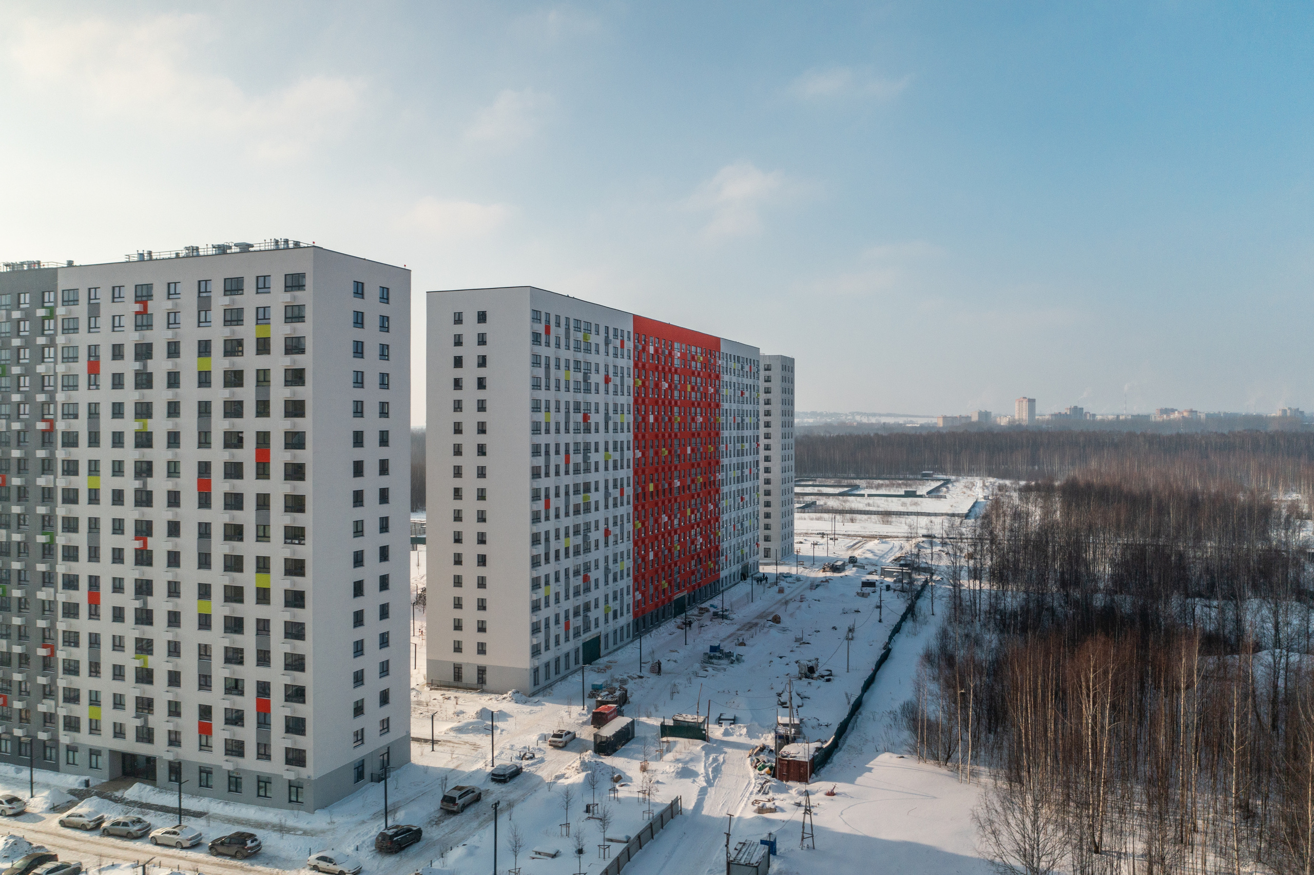 Ярославль. Ход строительства. Аэросъёмка в России