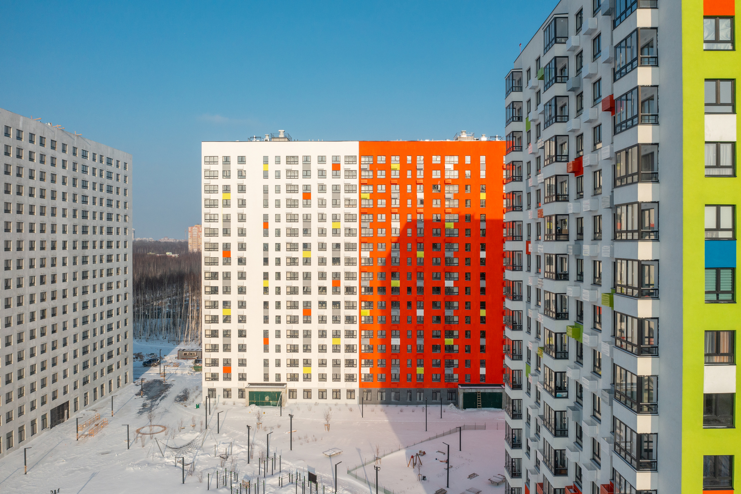 Ярославль. Ход строительства. Аэросъёмка в России