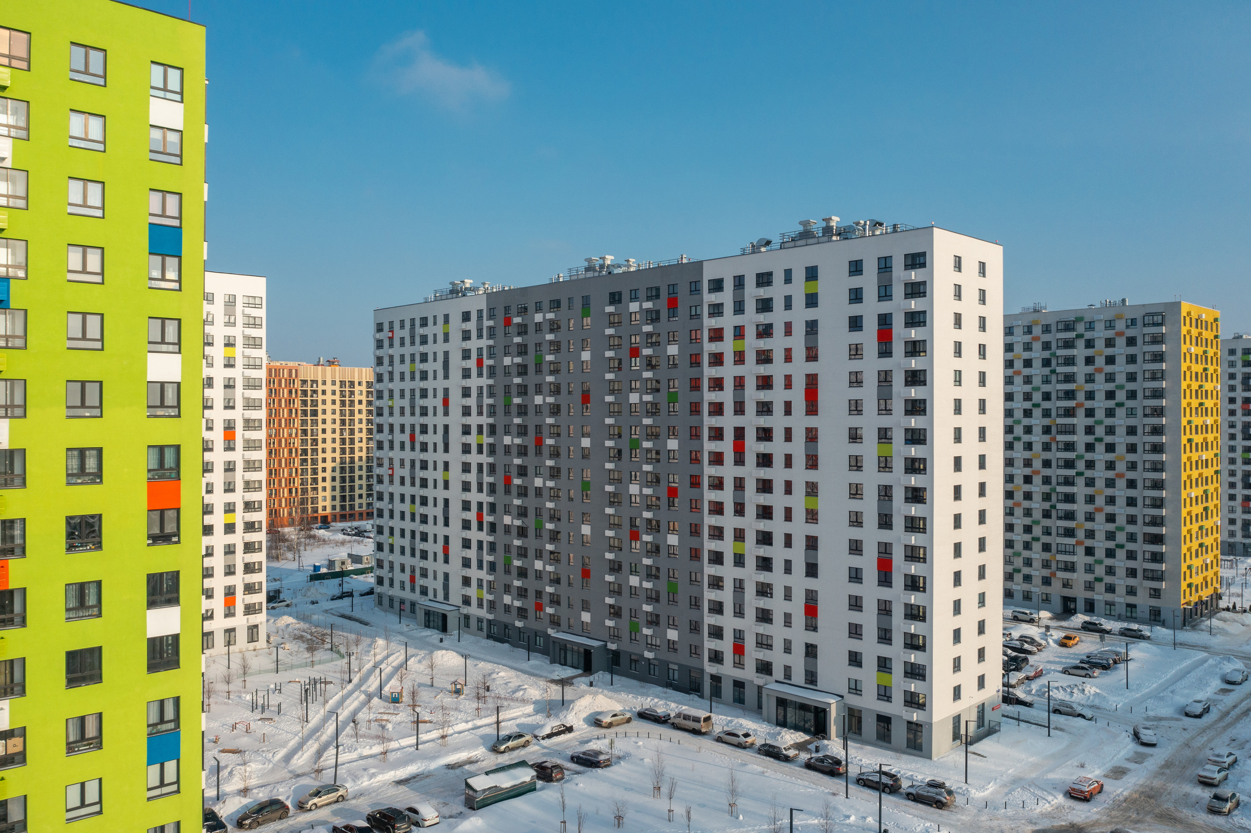 Ярославль. Ход строительства. Аэросъёмка в России