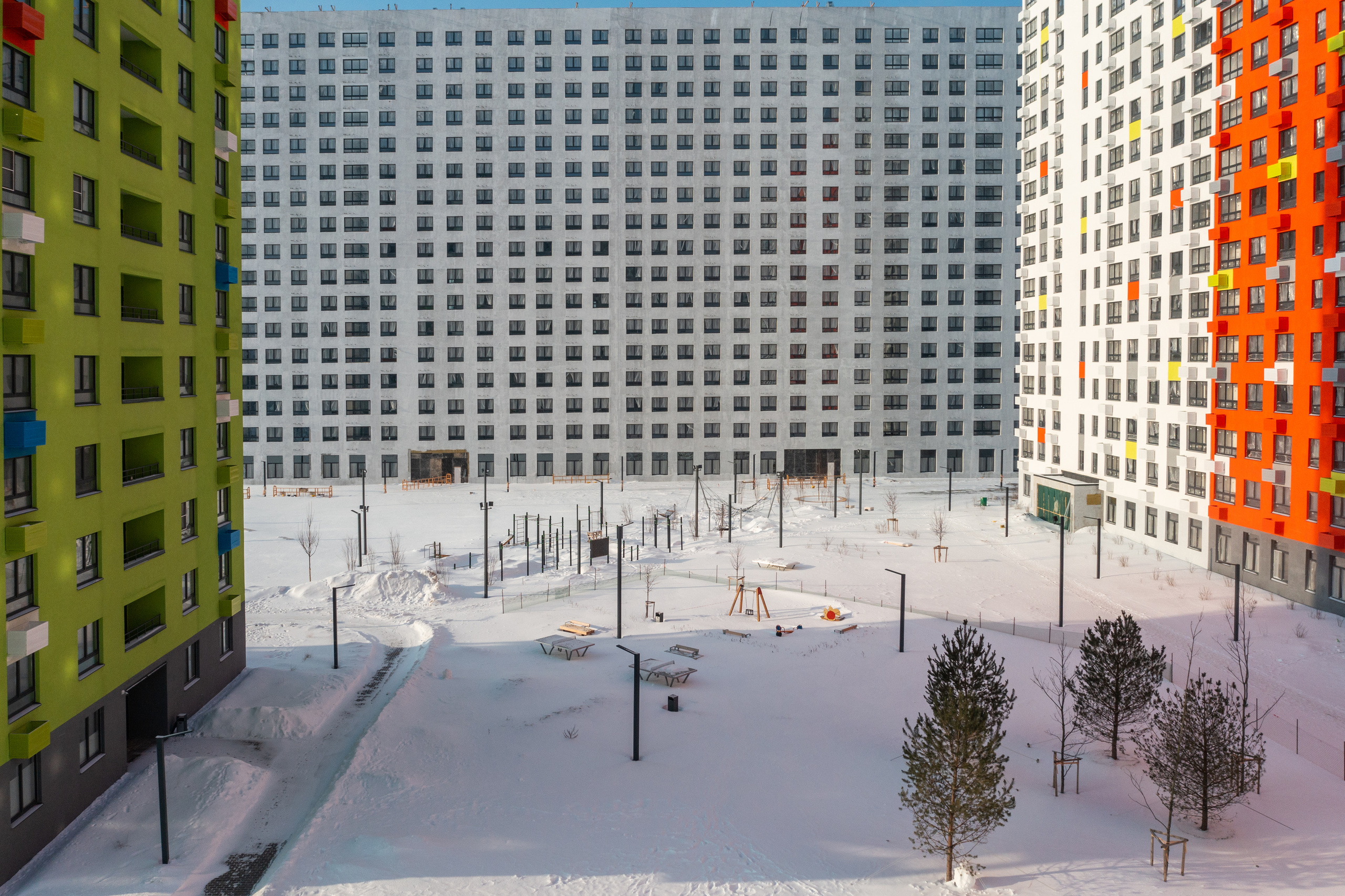 Ярославль. Ход строительства. Аэросъёмка в России