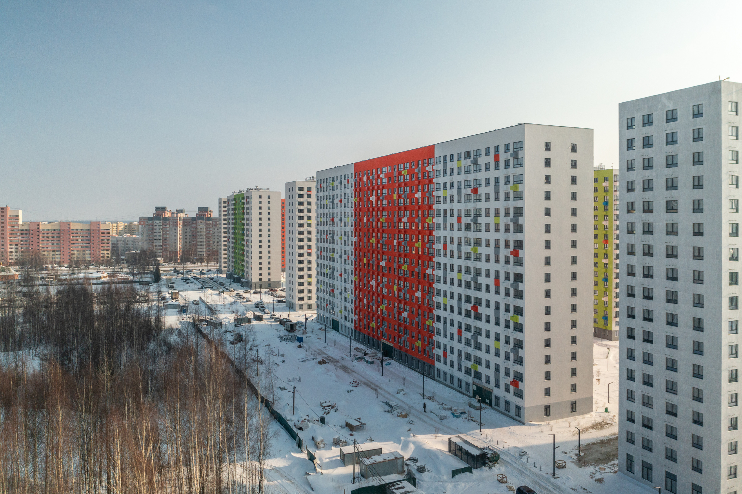 Ярославль. Ход строительства. Аэросъёмка в России