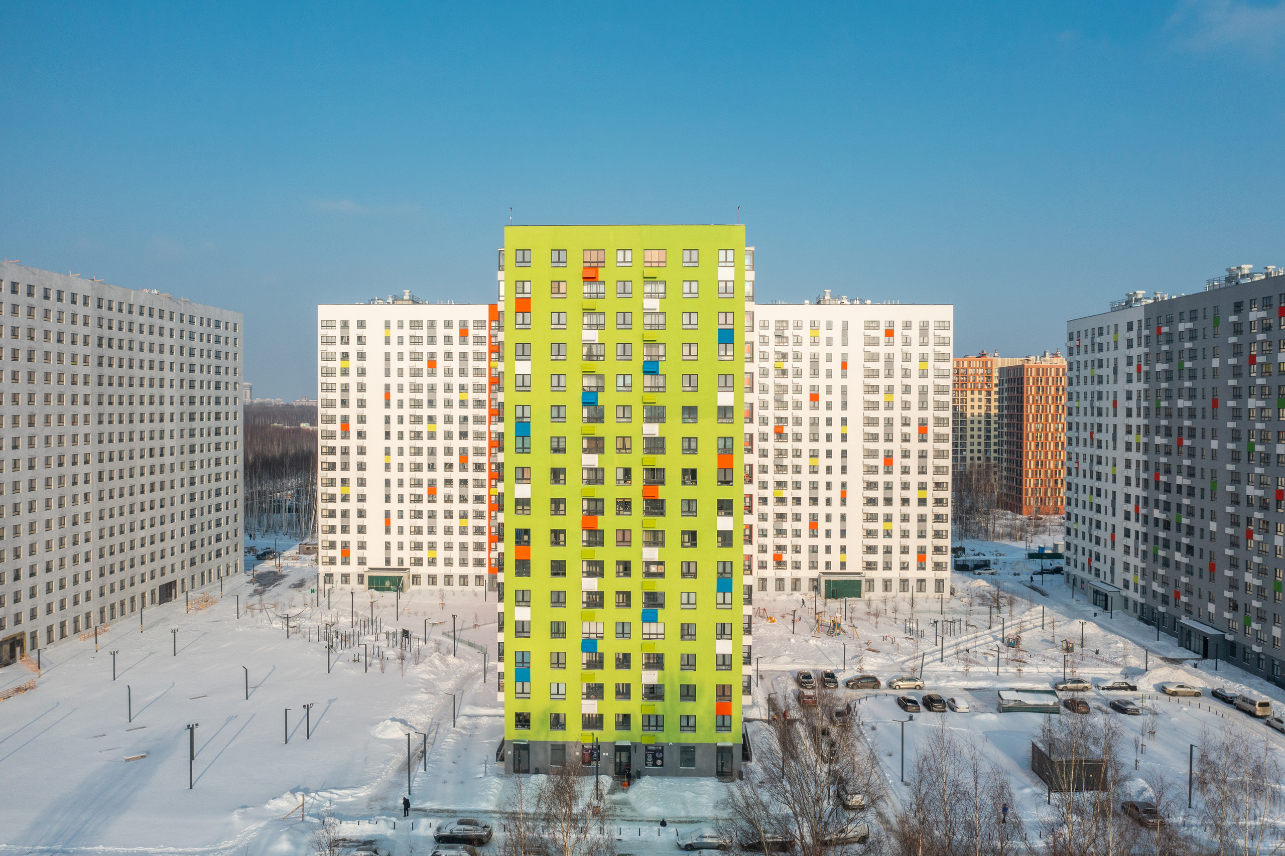 Ярославль. Ход строительства. Аэросъёмка в России