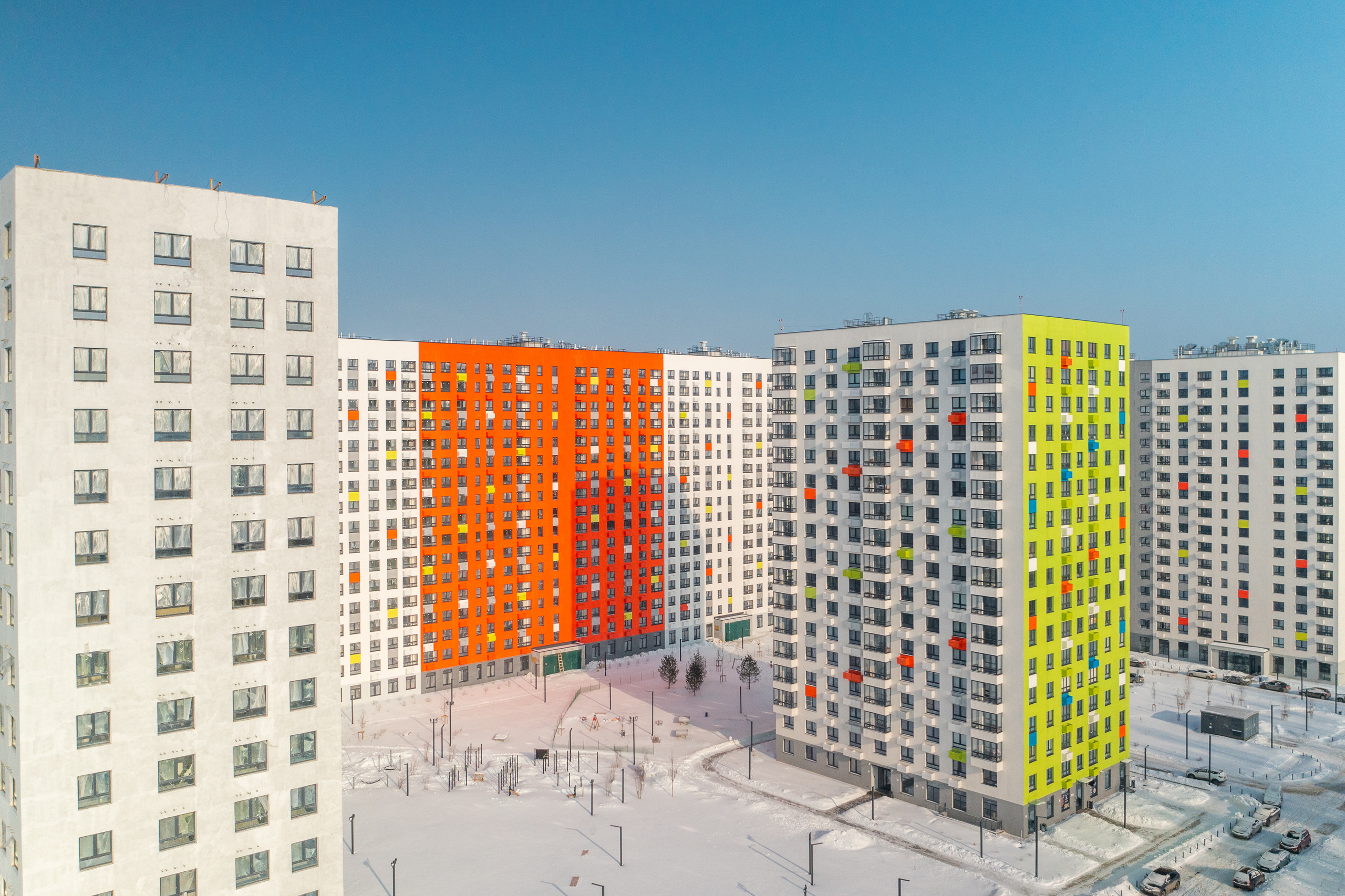 Ярославль. Ход строительства. Аэросъёмка в России