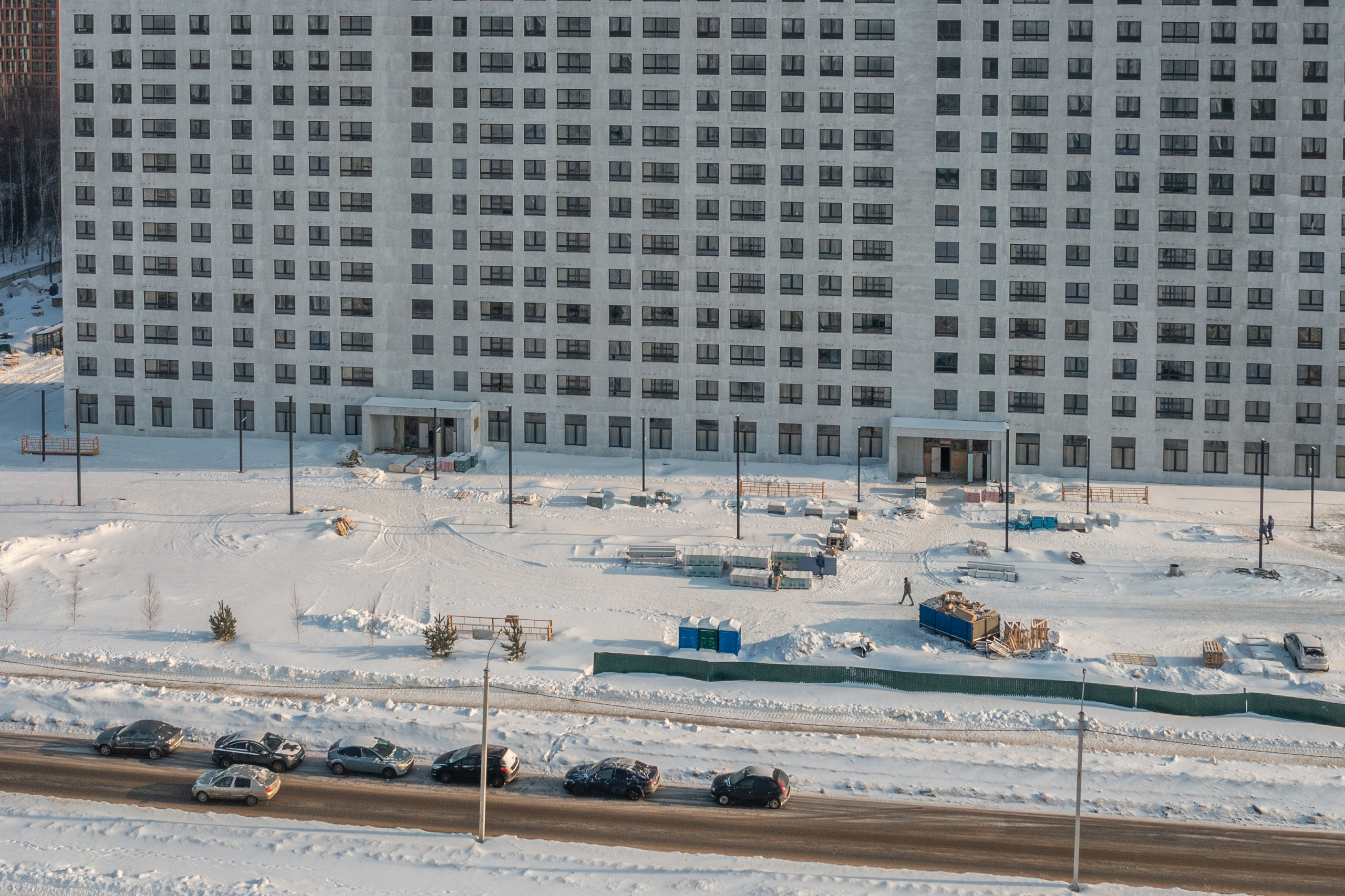 Ярославль. Ход строительства. Аэросъёмка в России