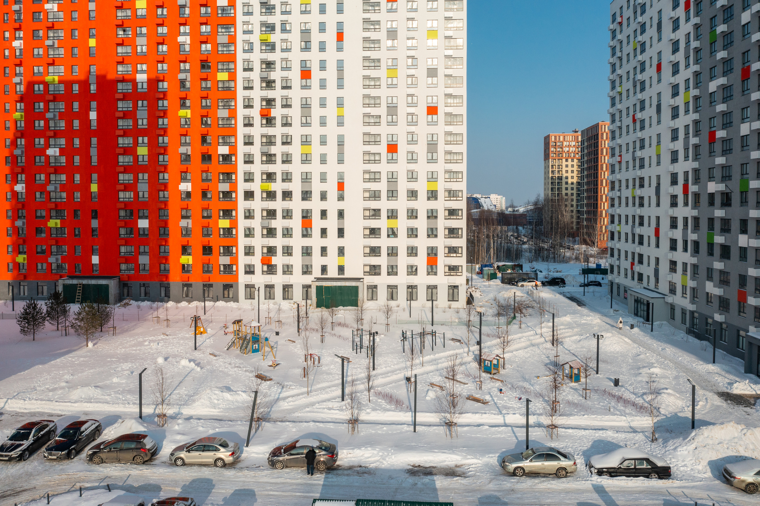 Ярославль. Ход строительства. Аэросъёмка в России