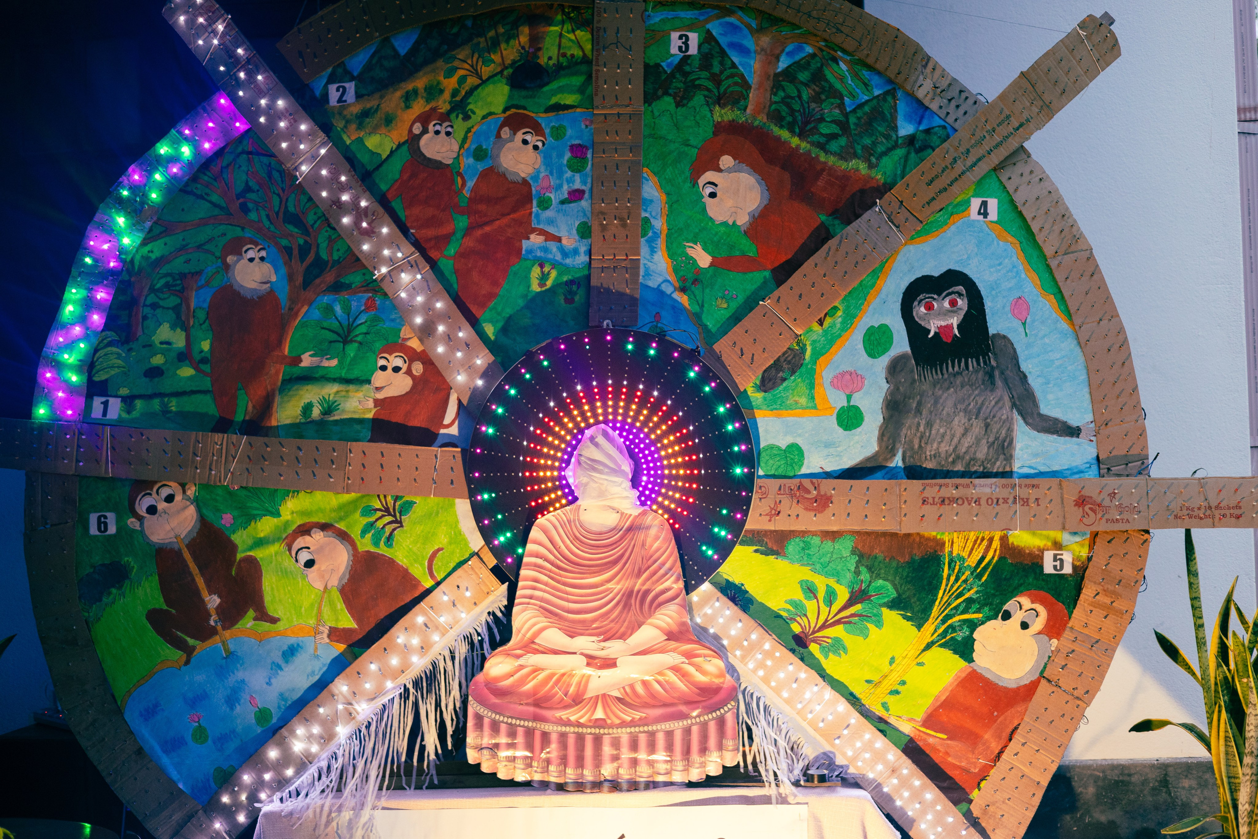 Vesak Poya 2023. Photographer Sonkina Tatiana (Tanya Ash)