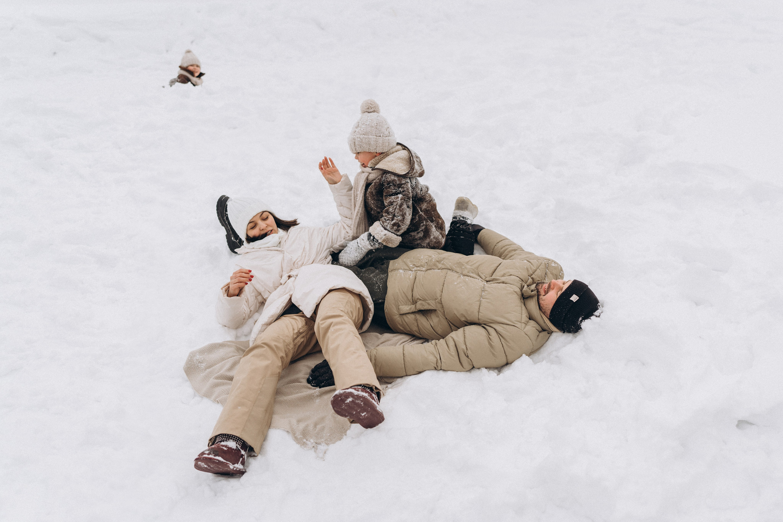 Зимняя семейная фотосессия. Детский, семейный и ньюборн фотограф в Москве Юлия Шуарт