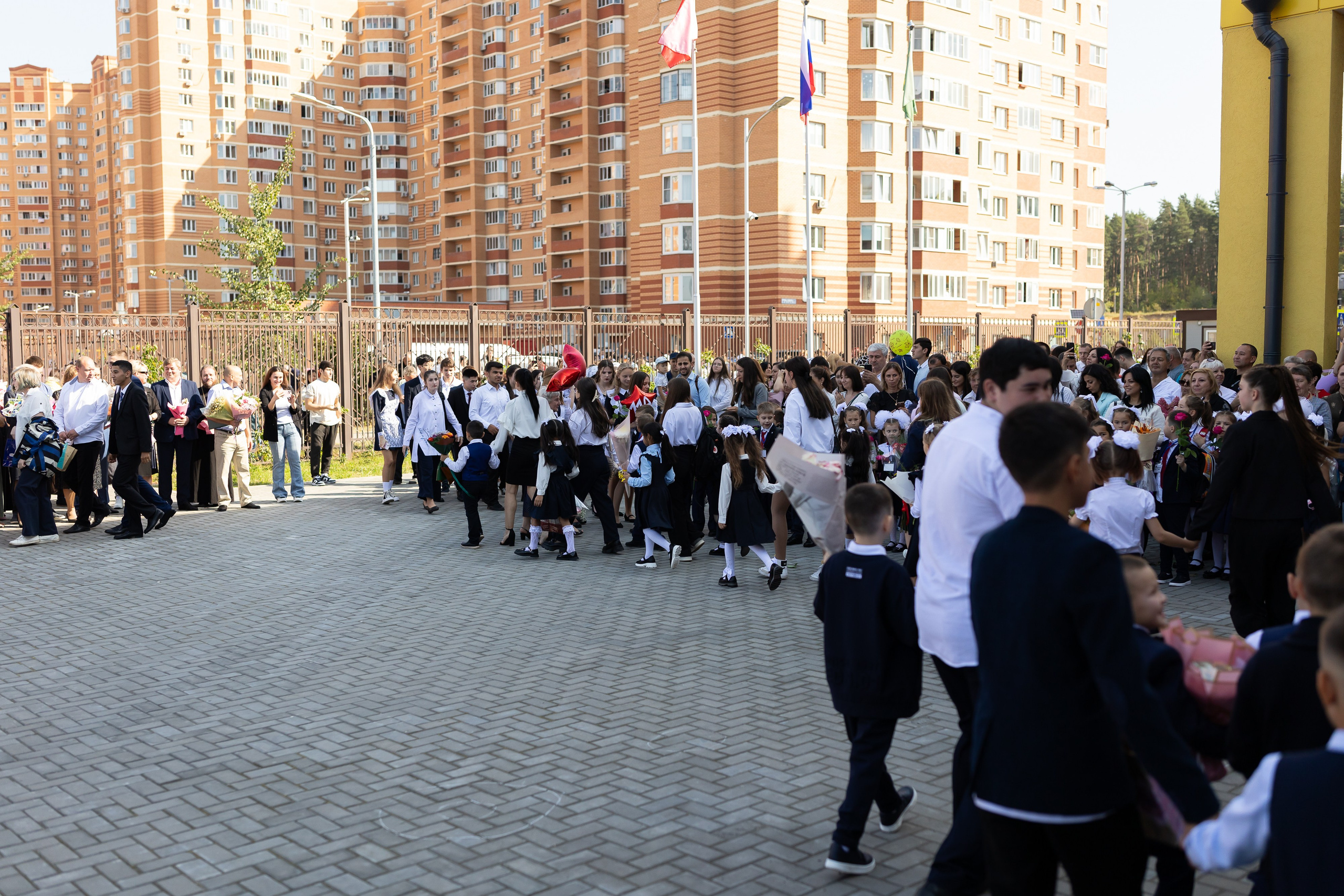 Линейка 1 сентября. Профессиональный Фотограф в Москве Андрей Славнов