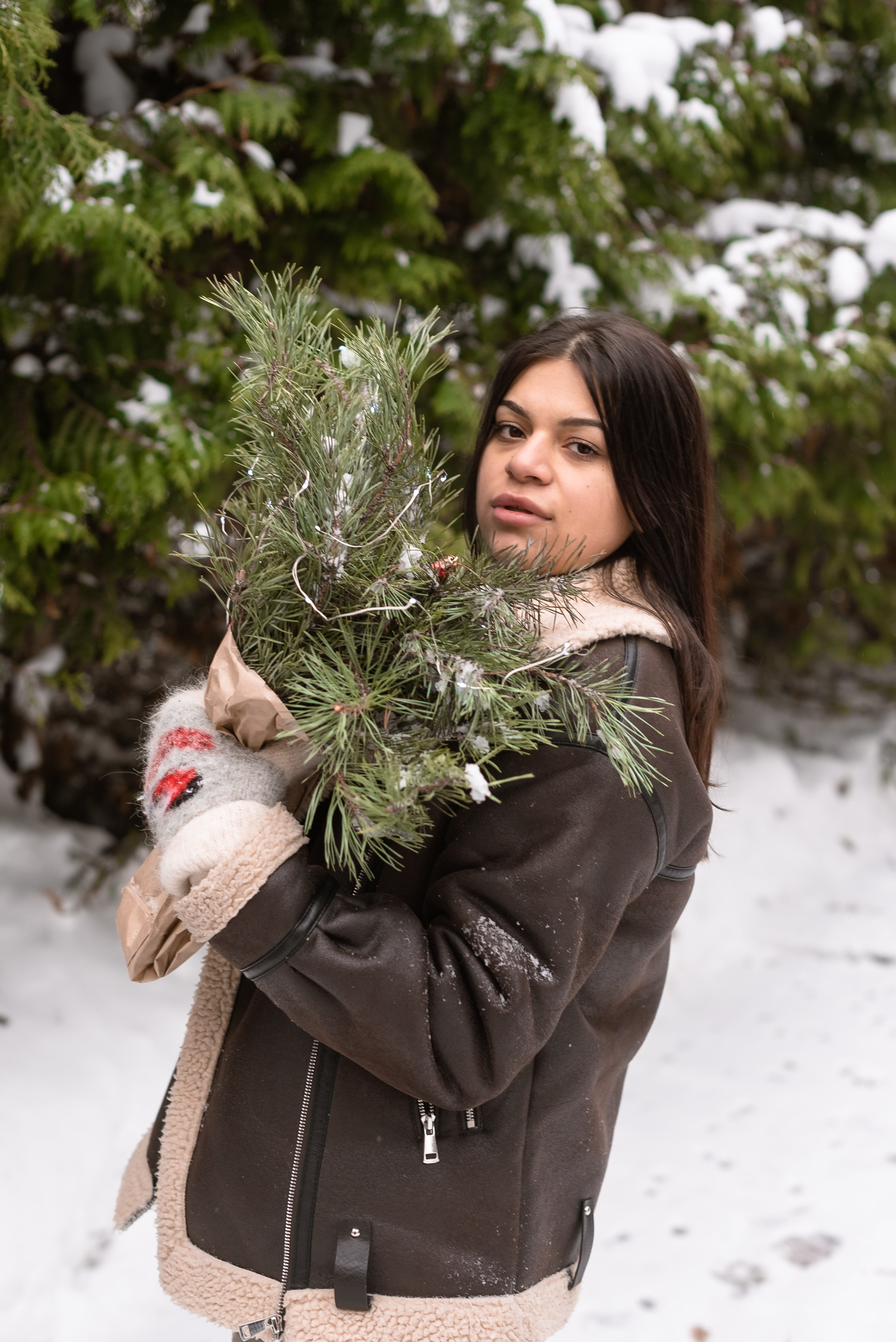 Зимняя прогулка Софии. Фотограф Тула творческие фотосессии недорого Ольга Ромашина