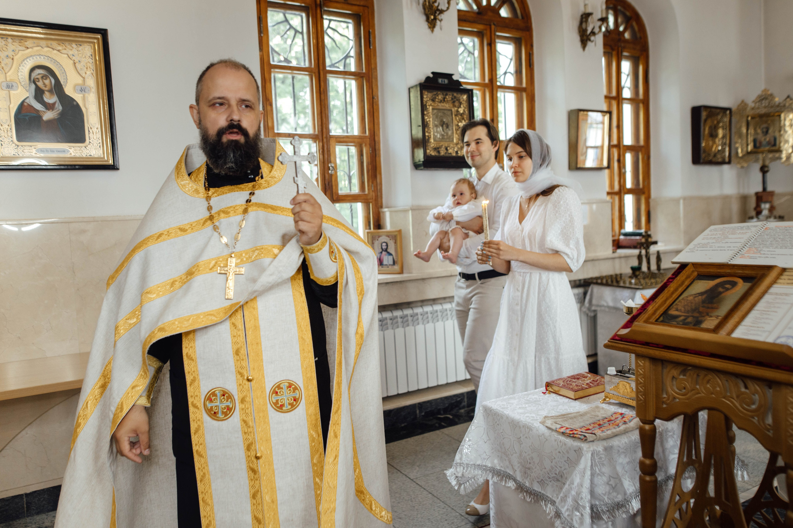 Крещение Льва, храм Марии Магдалины, август 25