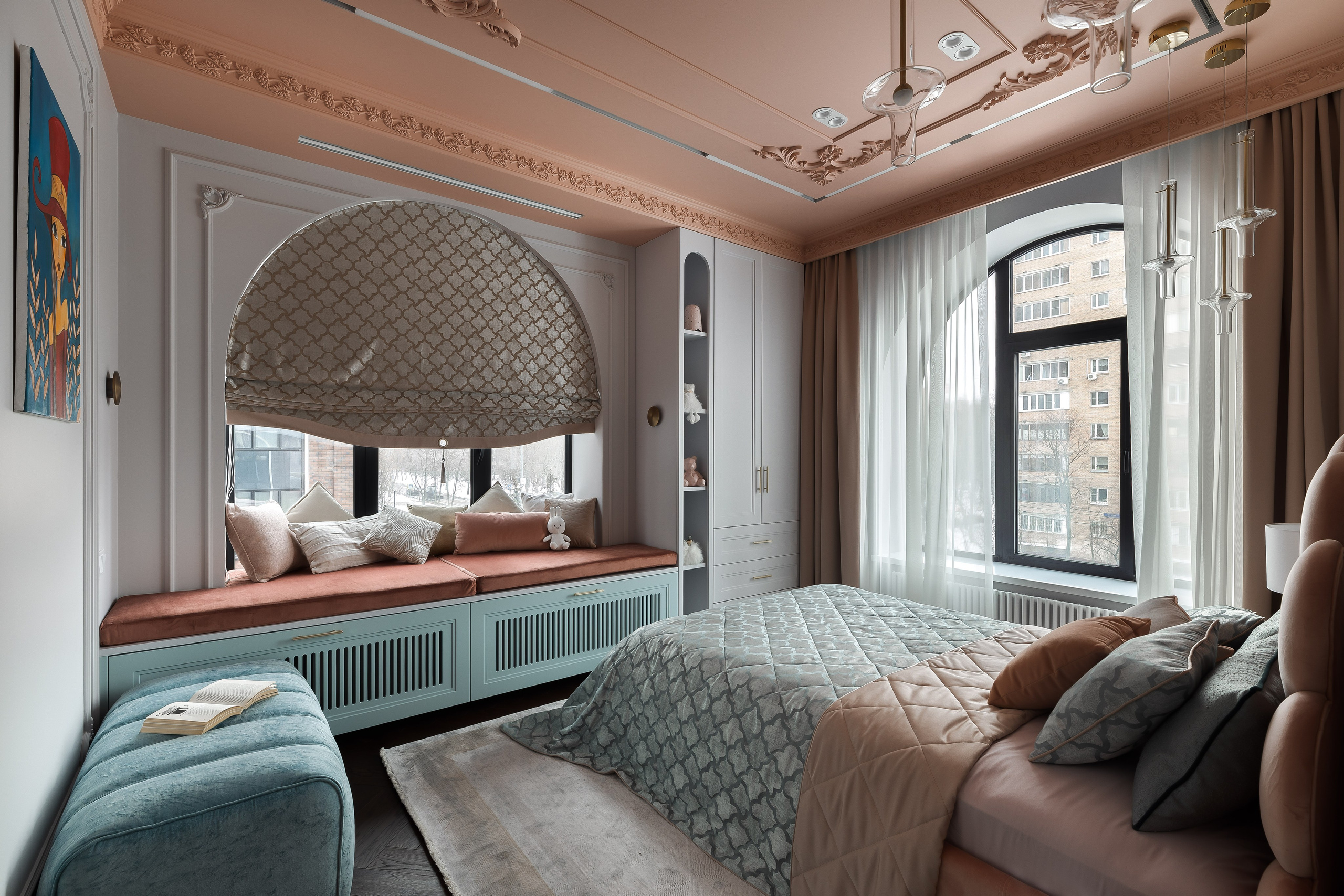 Яркая квартира. Совместная работа с интерьерным стилистом. Интерьерный фотограф в Москве