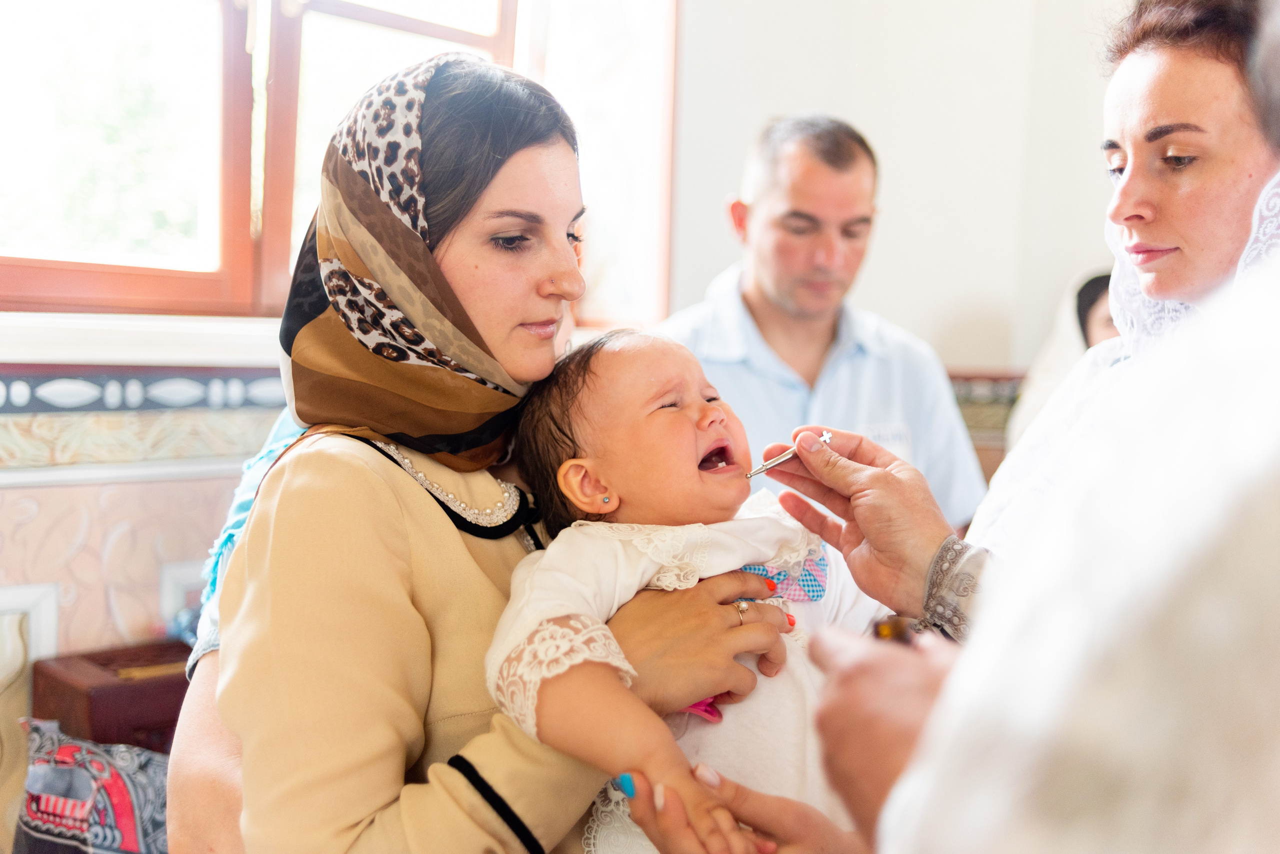 Крещение Ники. Фотограф Юлия Попова
