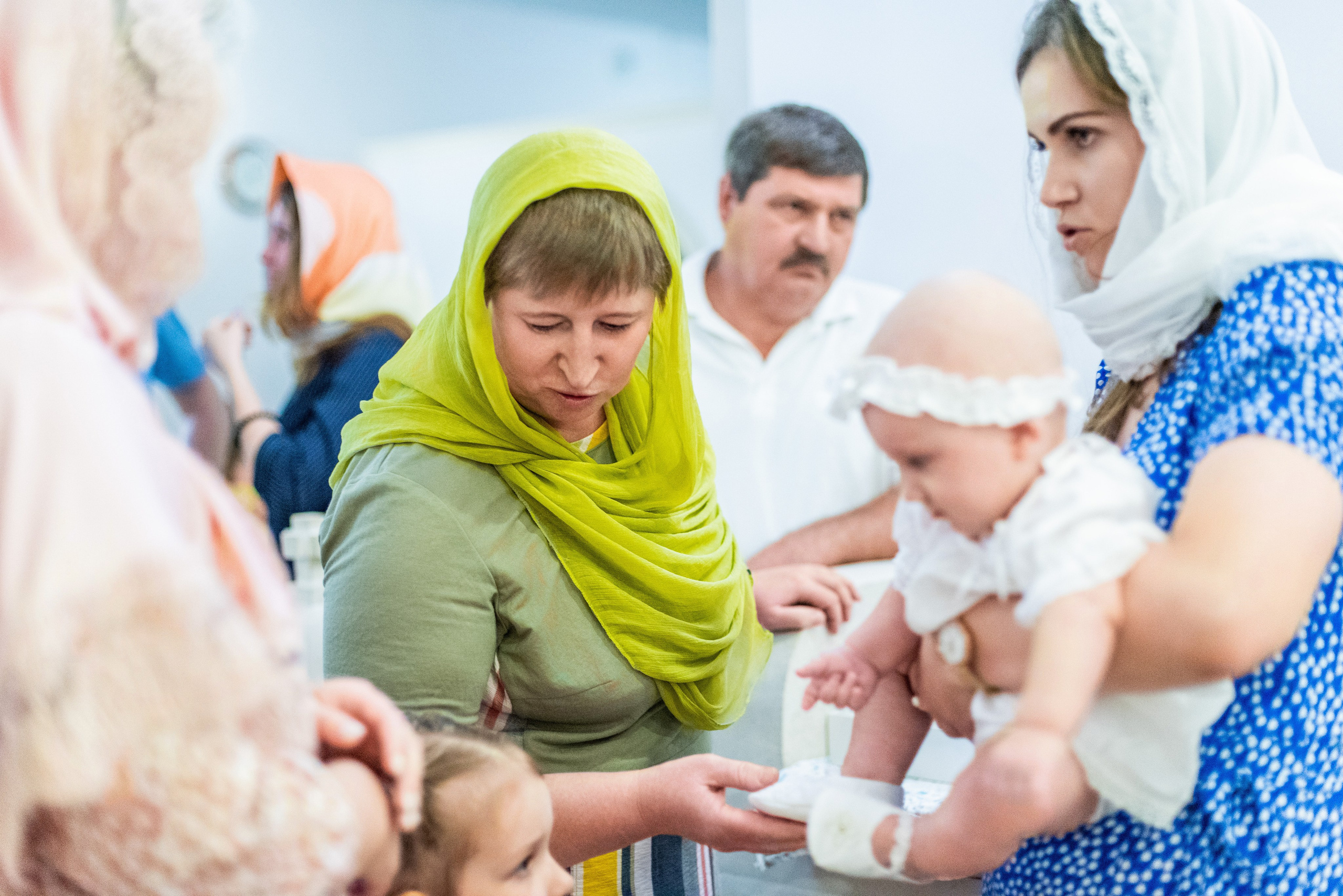 Крещении Ксении. Фотограф Юлия Попова