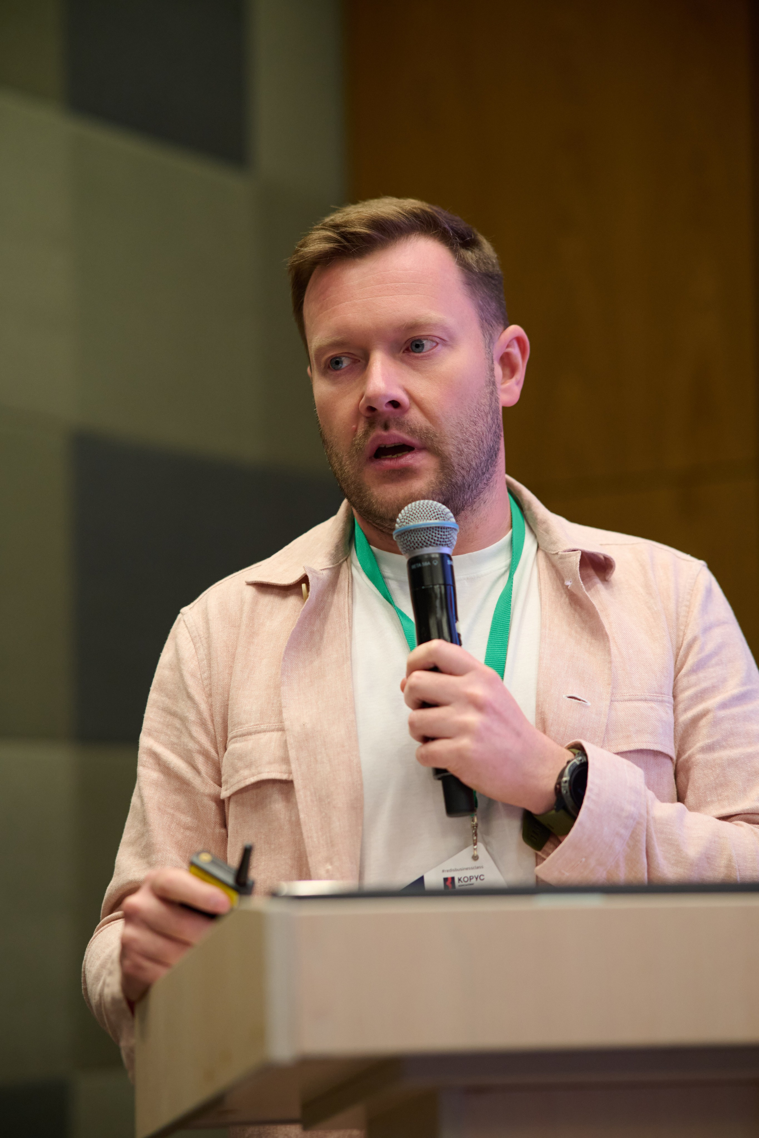 Репортажная съёмка конференции в Москве