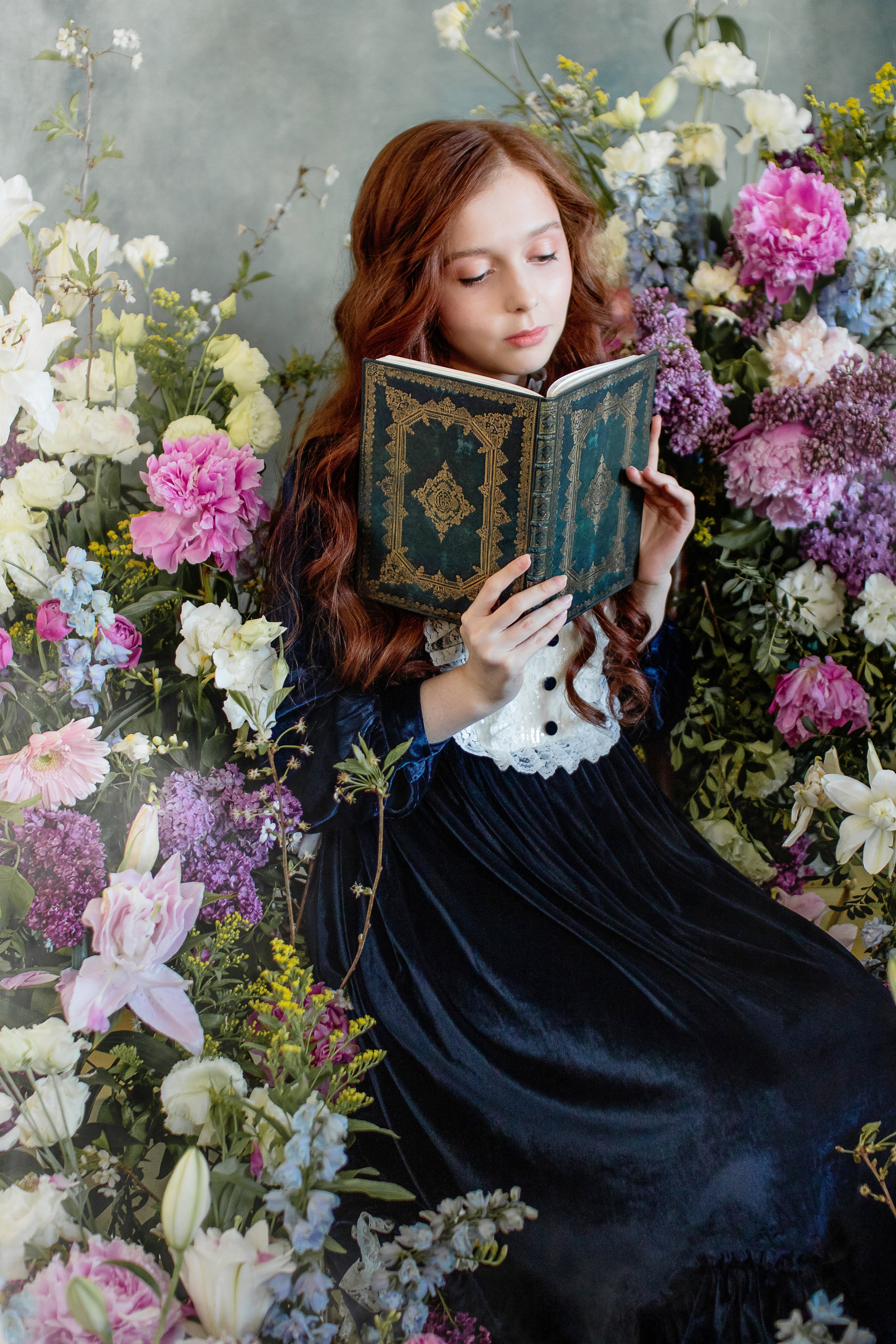 Девушка в цветах